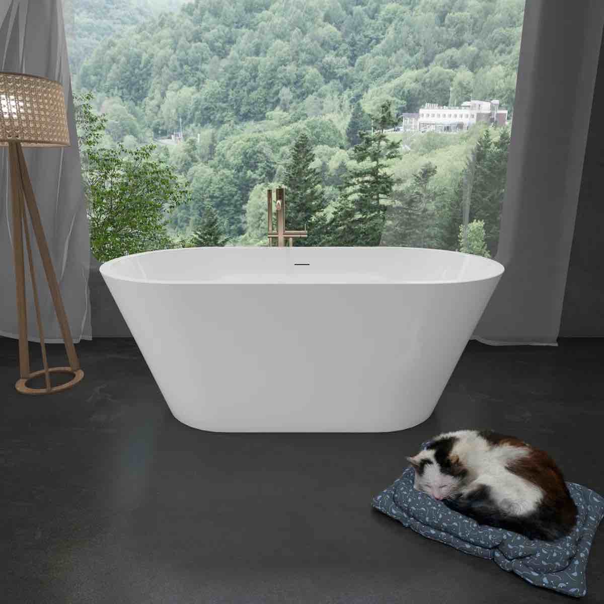 Freestanding Deep Soaking Tub