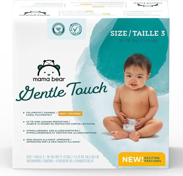 Mama bear, gentle touch size 3