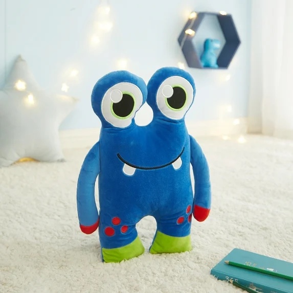 Your Zone Glow in the Dark 3D Plush Figural Pillow, Monster