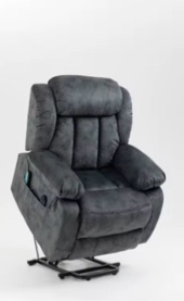 Electric Recliner Lift Chair for Living Room, Comfortable Relax Sofa for Seniors, Power Reclining Furniture