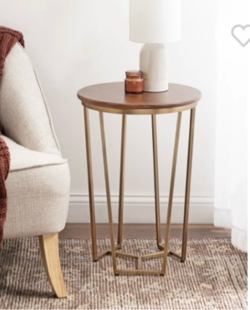 Gerardo Solid Wood Top End Table