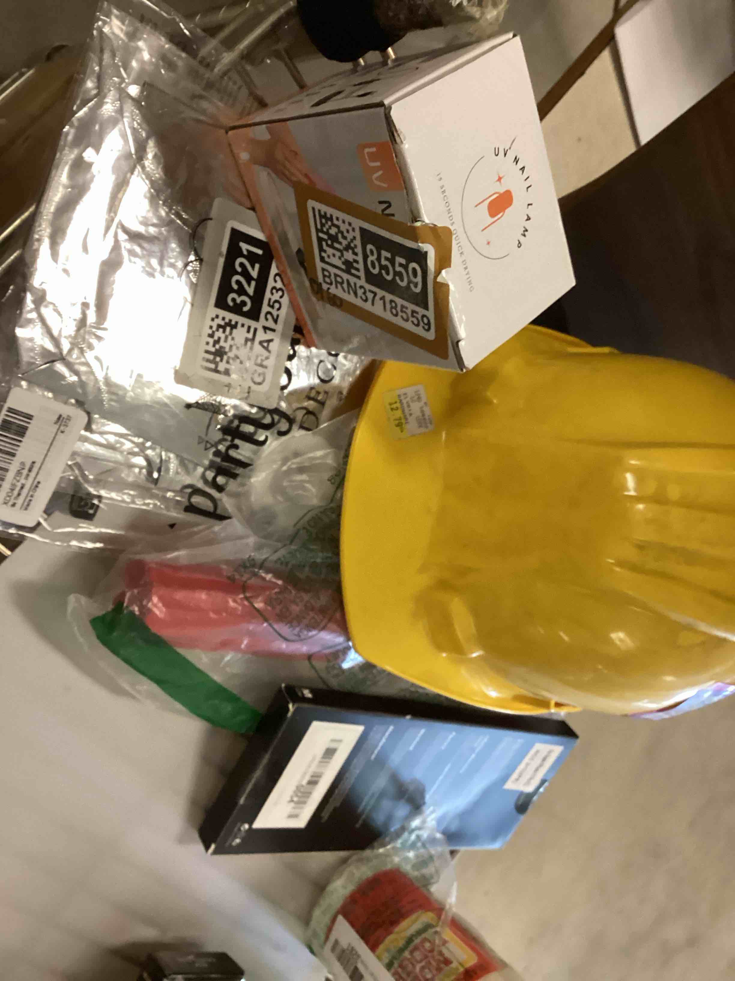 Assorted items Helmet decoration and more 8 pcs 