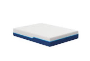 White mattress with blue King 12” inch 