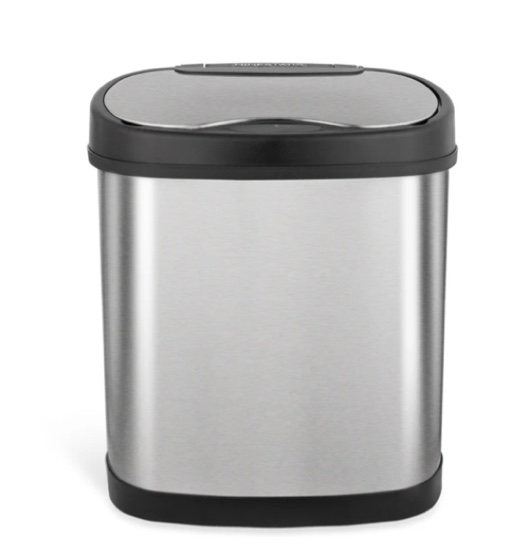 Nine Stars Motion Sensor Trash Can 3.2 Gallon 