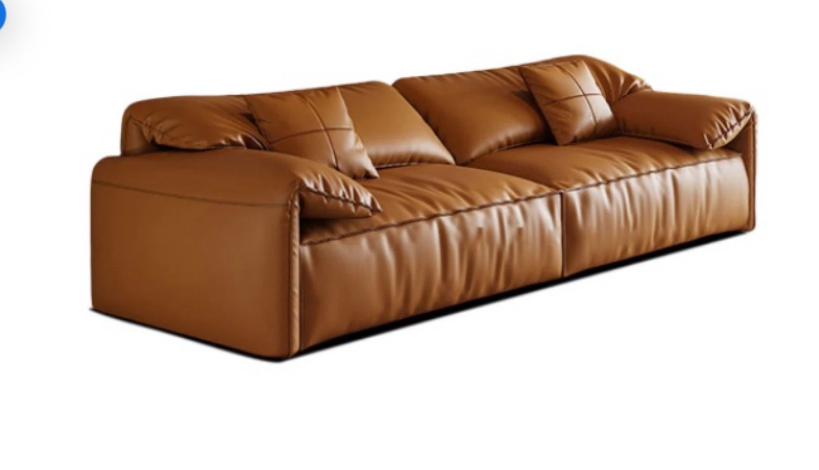 Genuine Leather Modular Sofa cushion couch