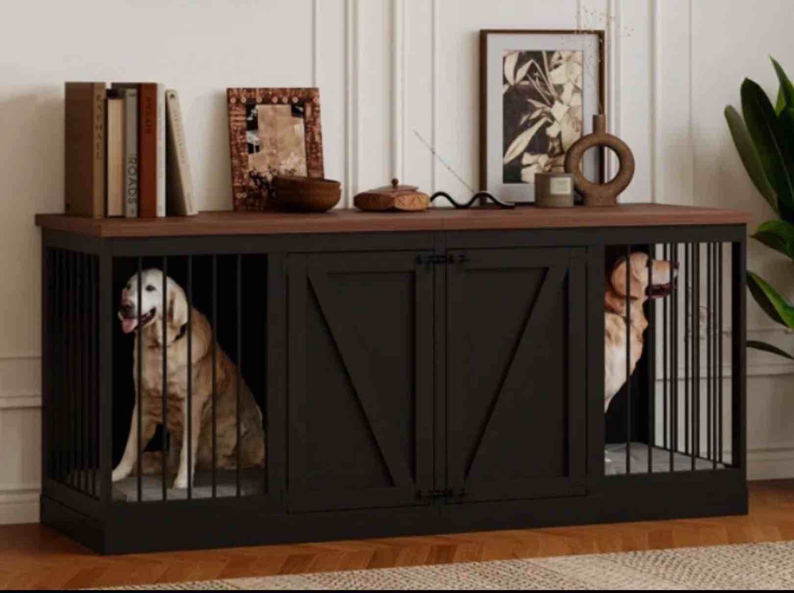 Dog Crate Furniture Indoor Wooden D