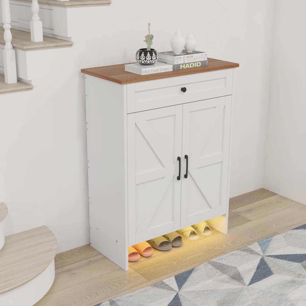6-Tier Shoe Cabinets with Doors
