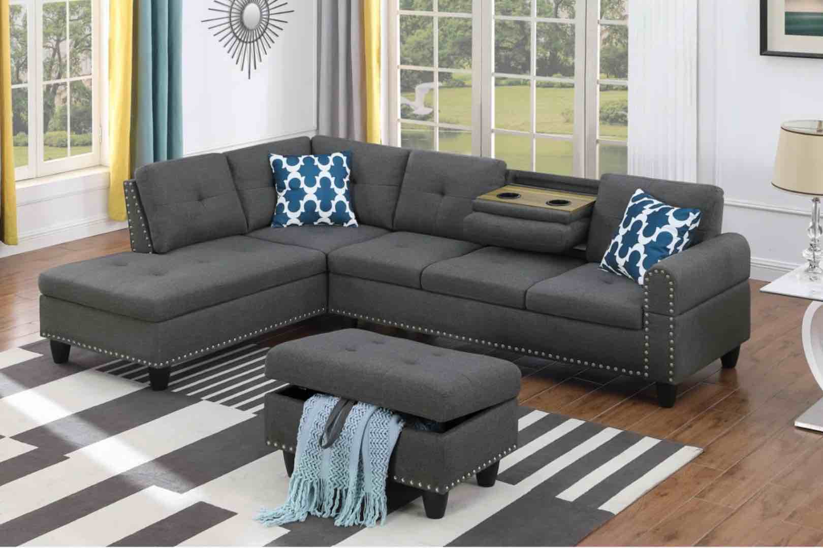 Alger Sofa With Ottoman
