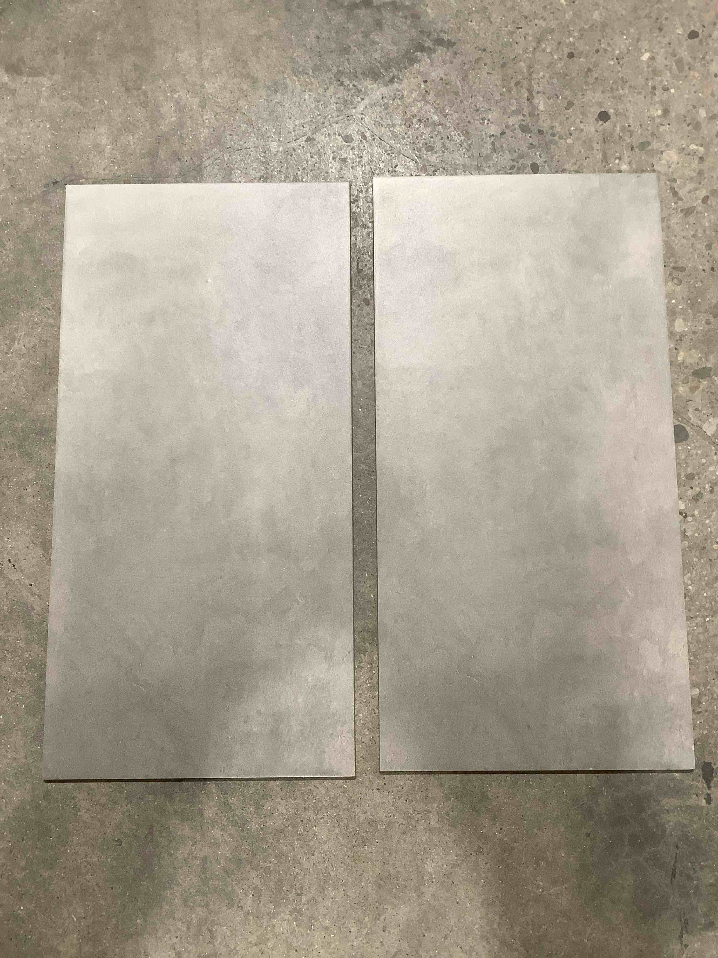 12x24 porcelain tile New York concrete 697.5 sq ft 