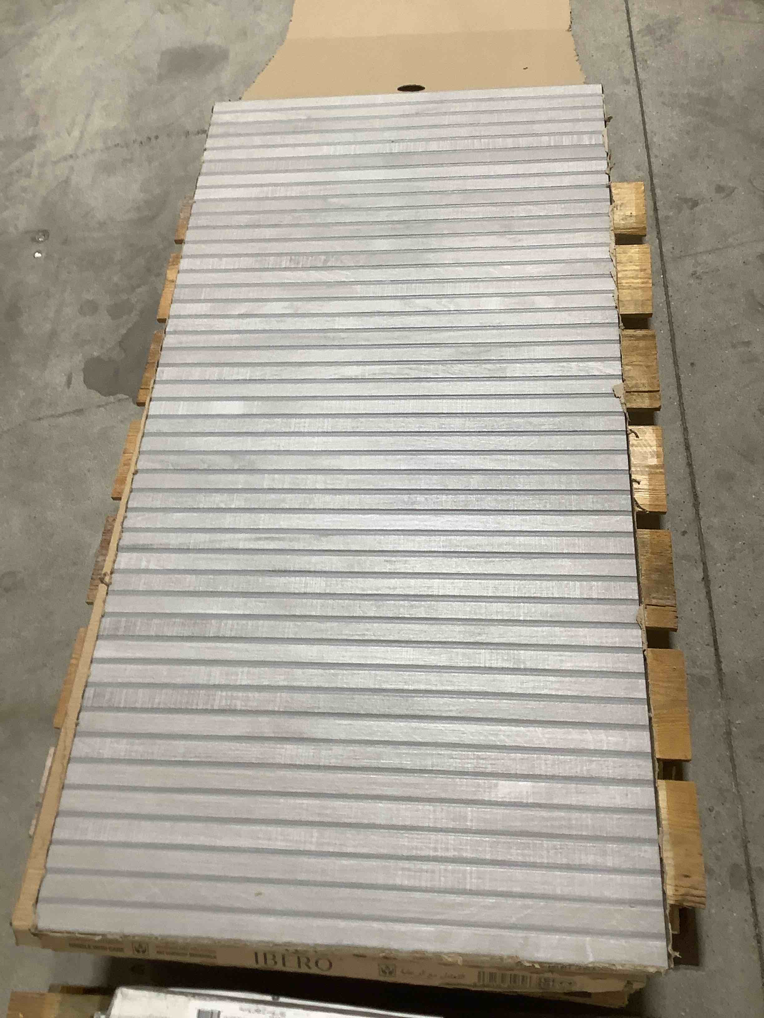 ibero premium porcelain tile ribbon grey 48x24 124 sq ft 