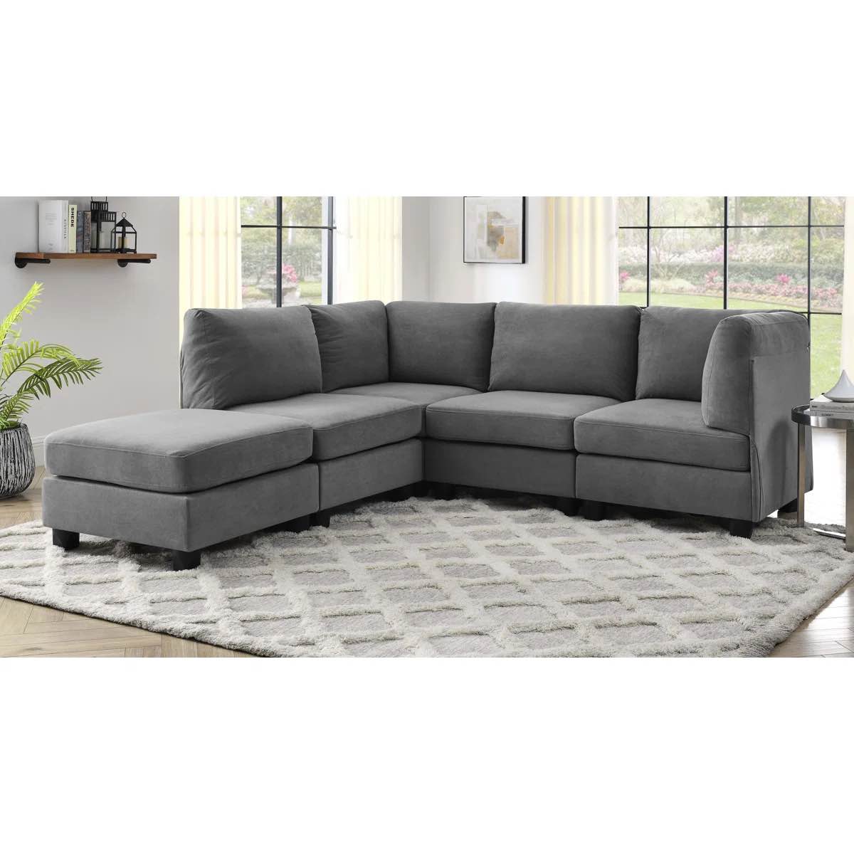 Moorpond 5 Piece Upholstered Sofa