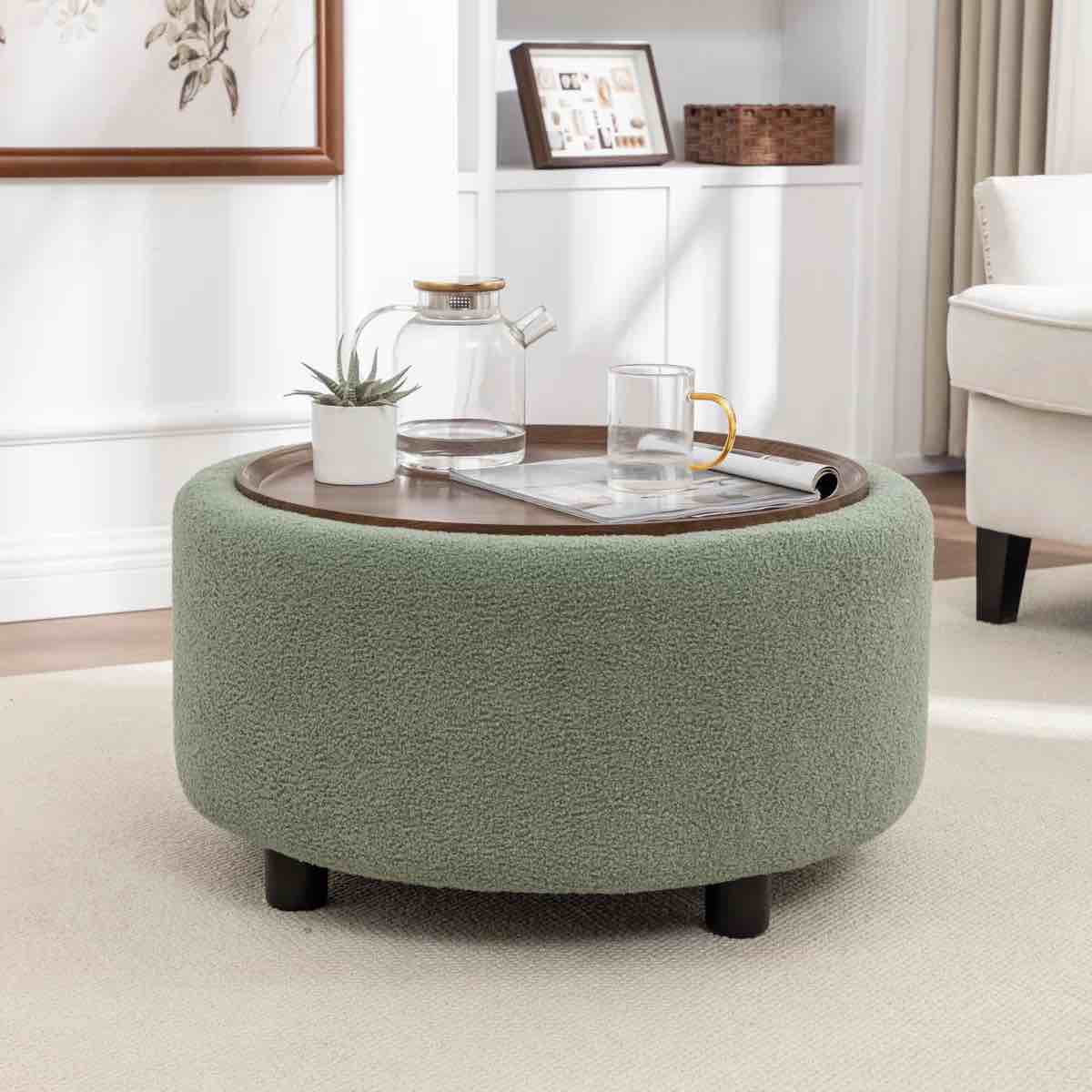 Pietsch Round Coffee Table with Storage