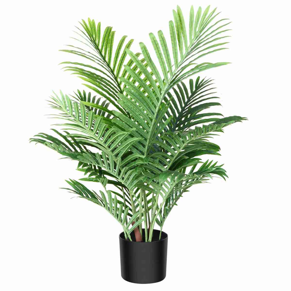 adcock faux majesty palm, artificial palm plant for home and office decor, fake indoor and outdoor tree