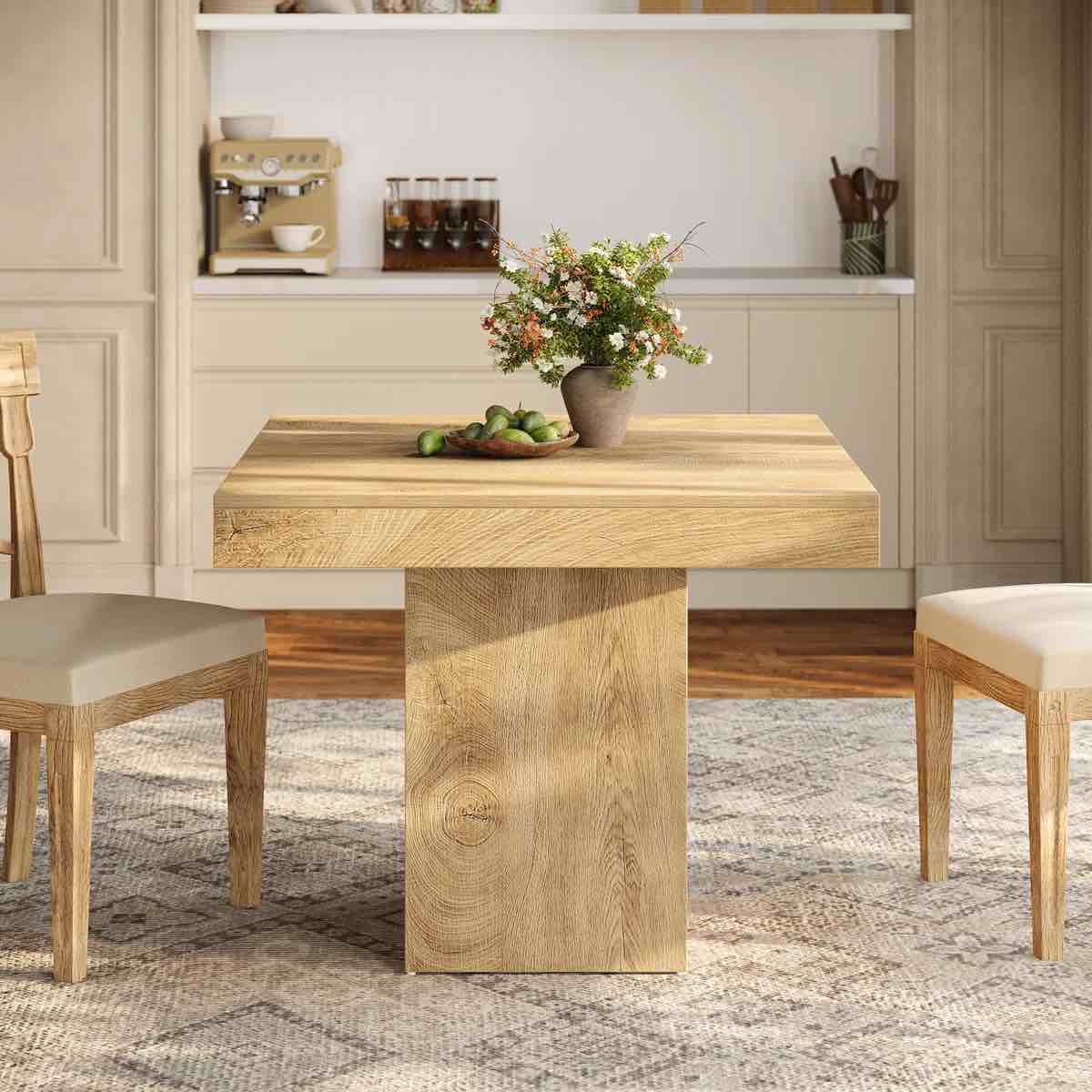 39" Square Dining Table for 4