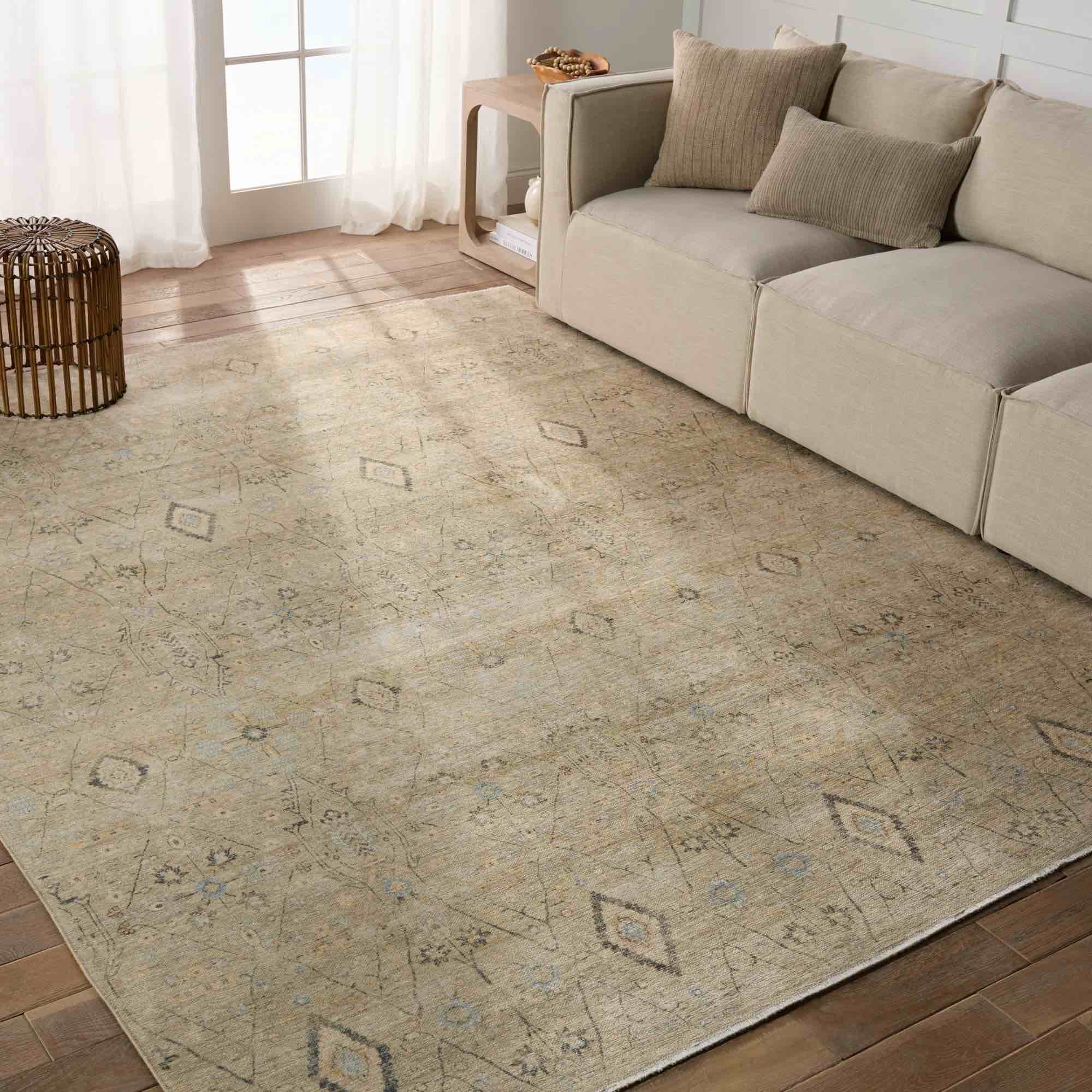 Ellett Cream/Blue Rug
