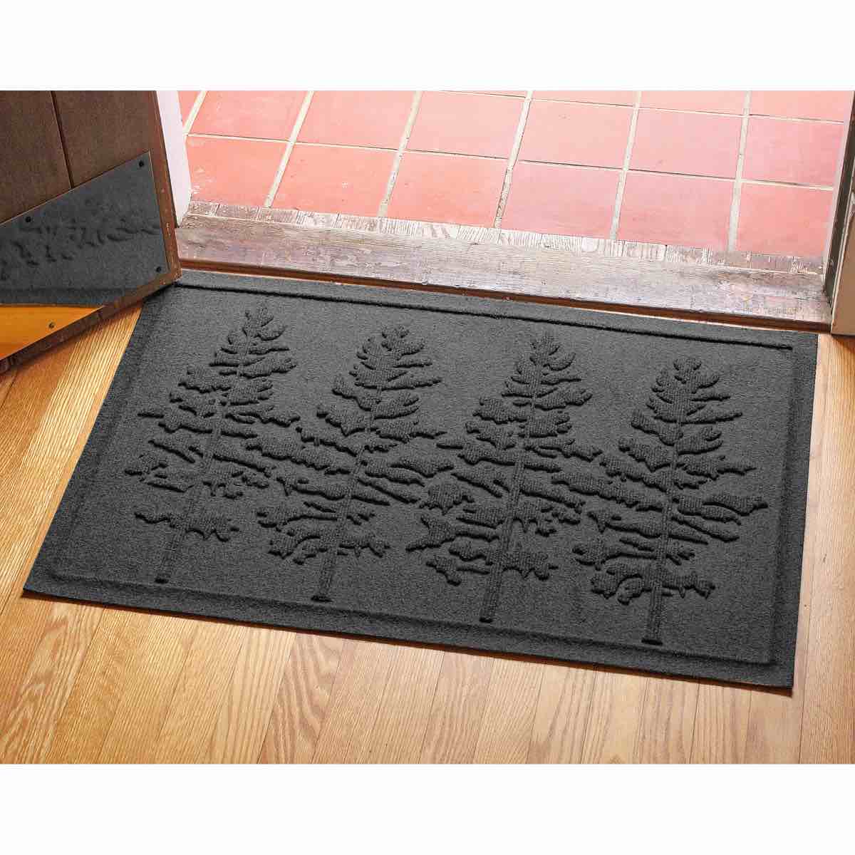 WaterHog Fir Forest 23 in. x 35 in. Non-Slip Outdoor Door Mat