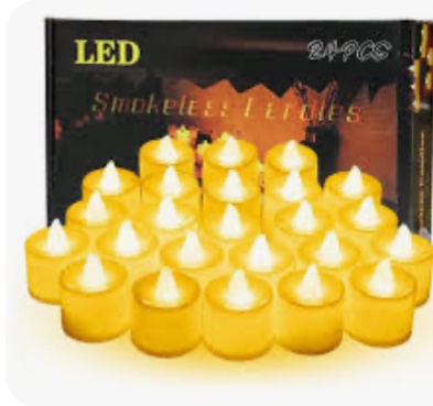 LEDCANDLE LIGHT 24 PCS