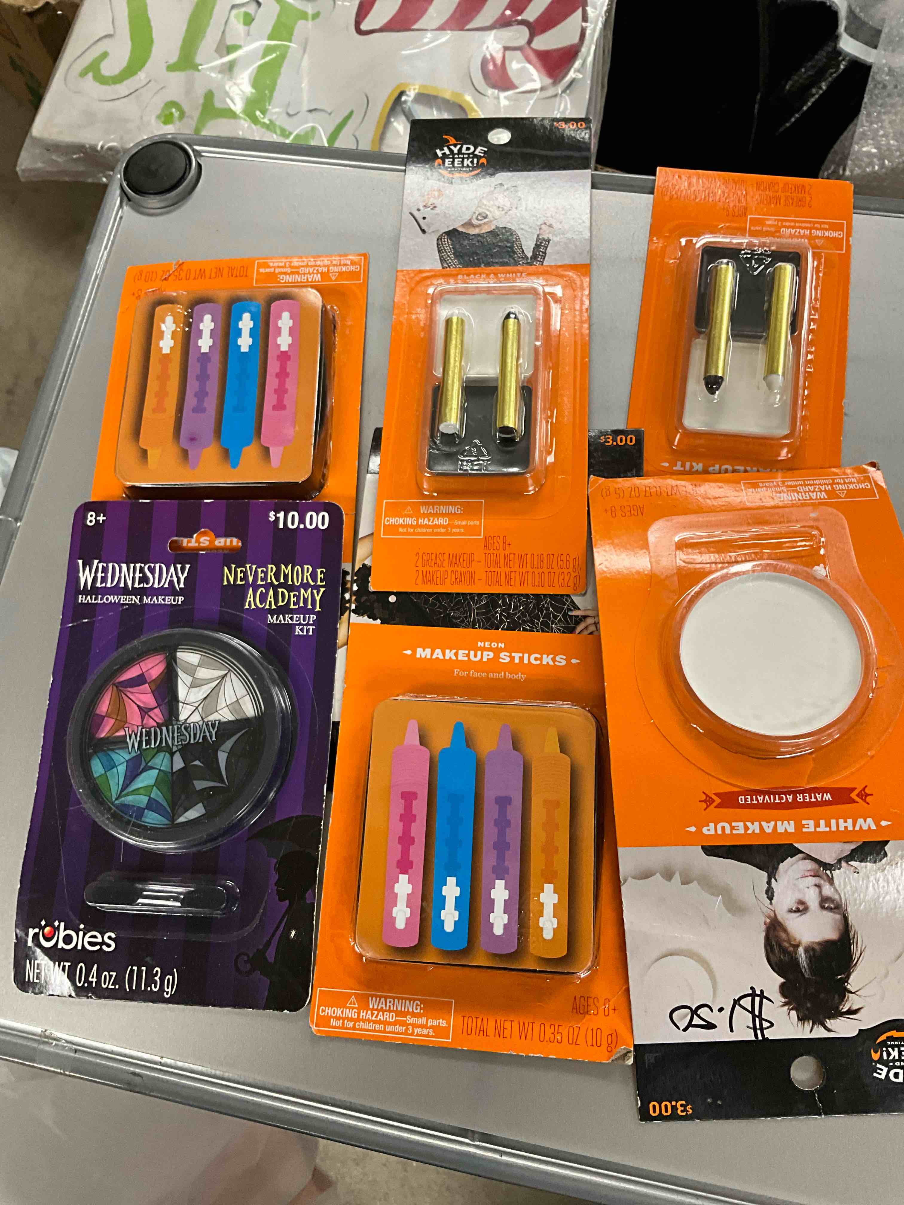 Assorted Halloween Make Up.