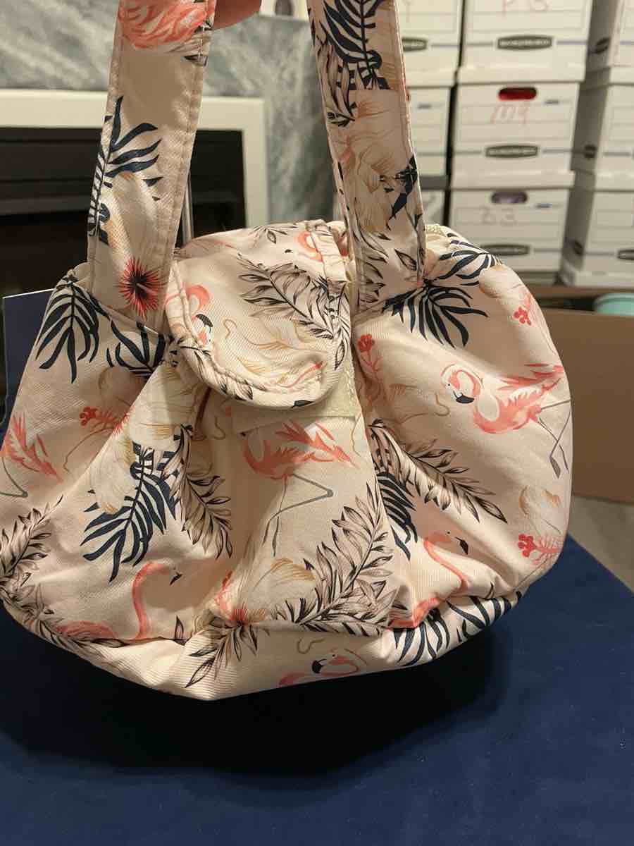 Barrel Drawstring Makeup Bag Large Cosmetic Bag Toiletry Organizer 