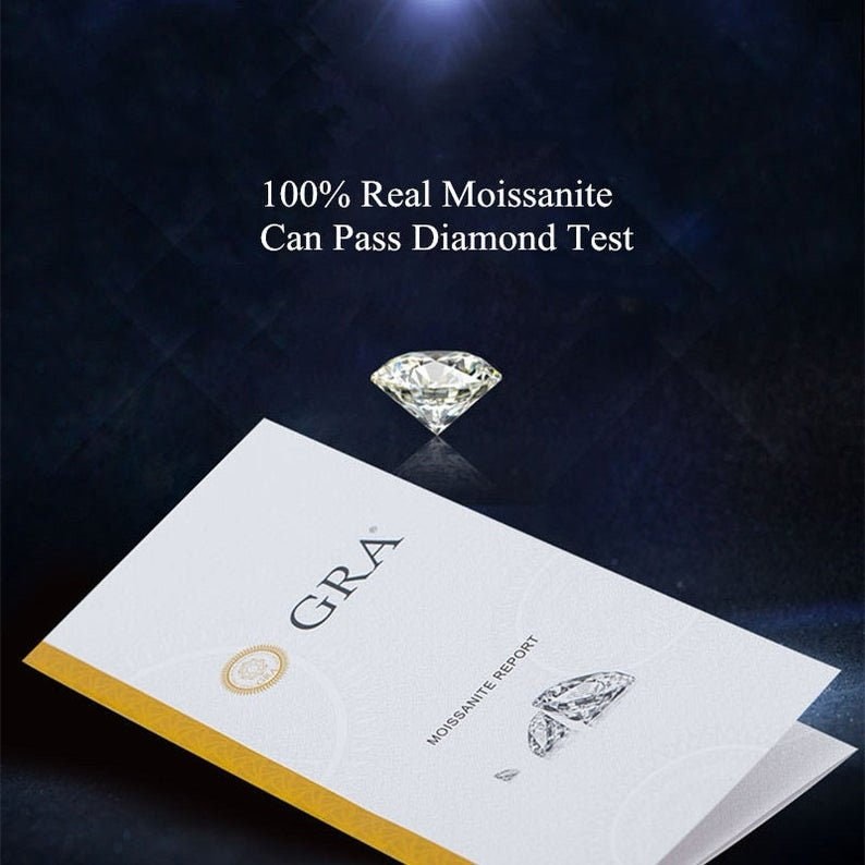 GRA The gemstone is a round stone (RS) measuring 6.5mm, equivalent to a 1.0 carat diamond.