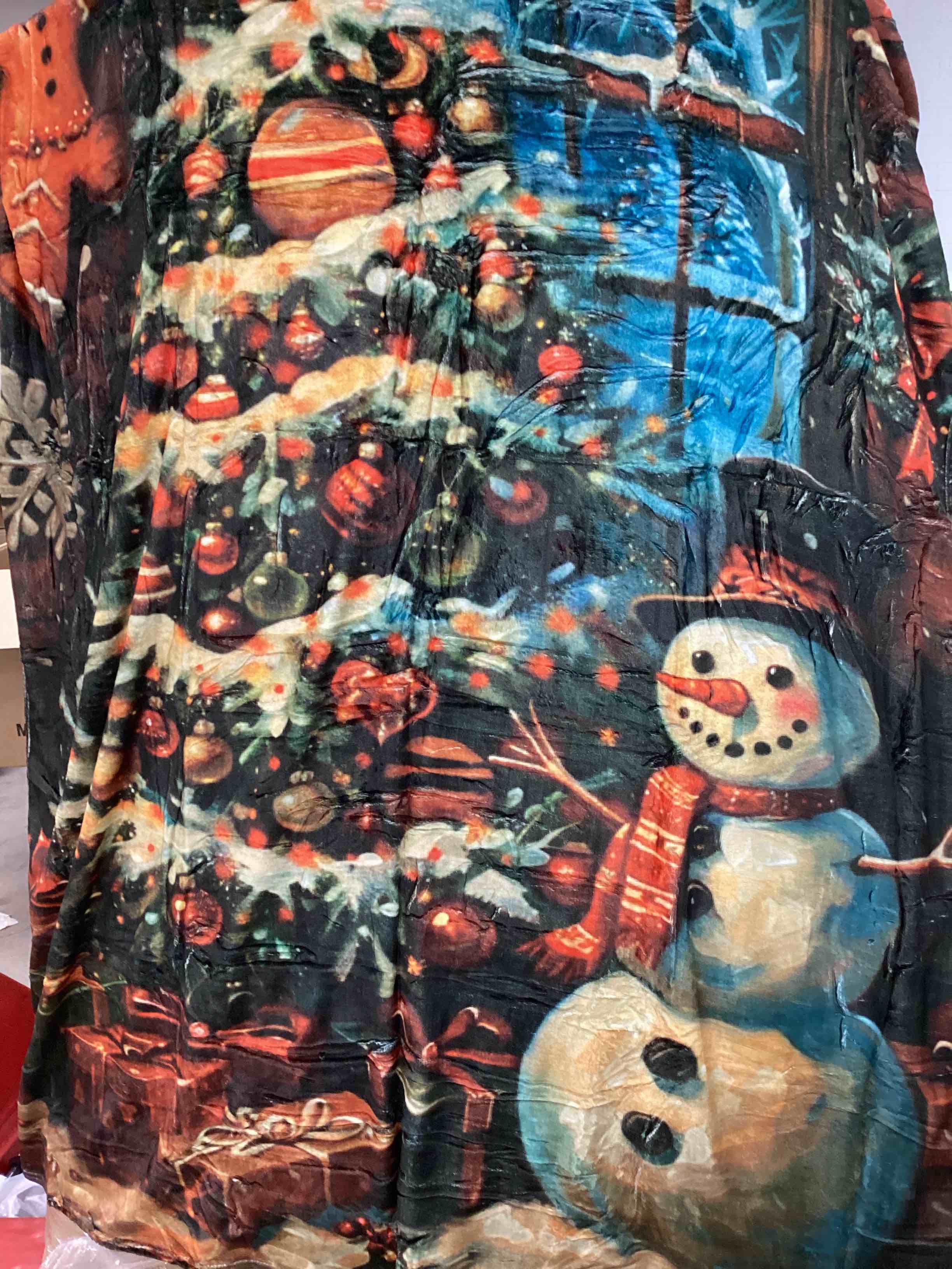 Cozy Christmas Gnome Blanket 