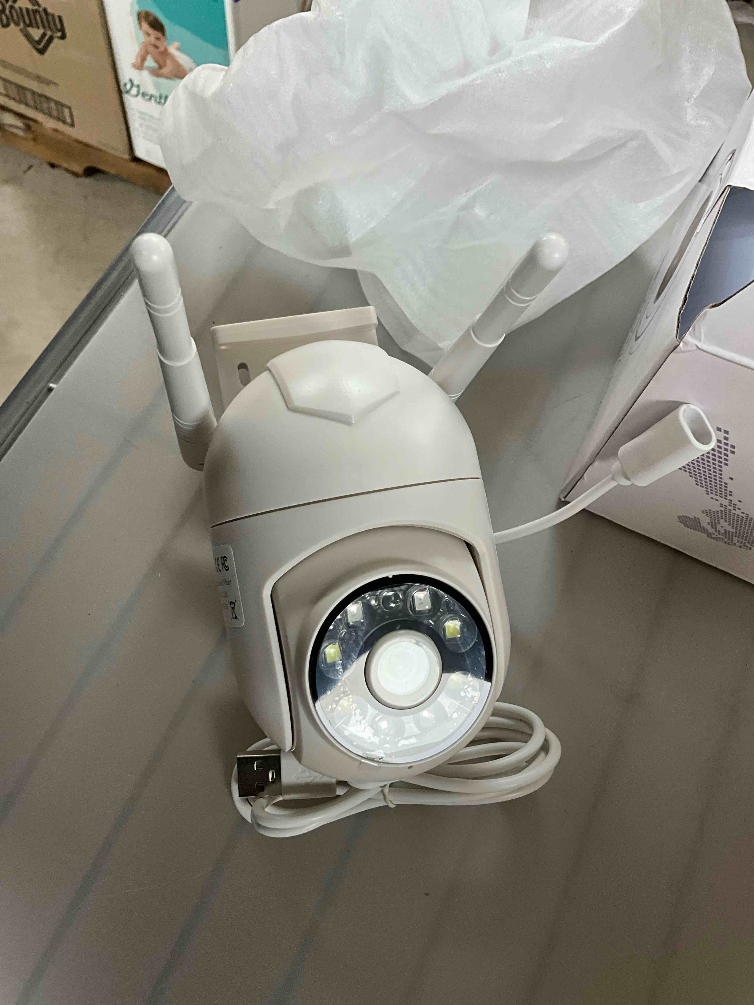 Instavision Smart Wi-Fi Security Camera with Night Vision and Motion Detection