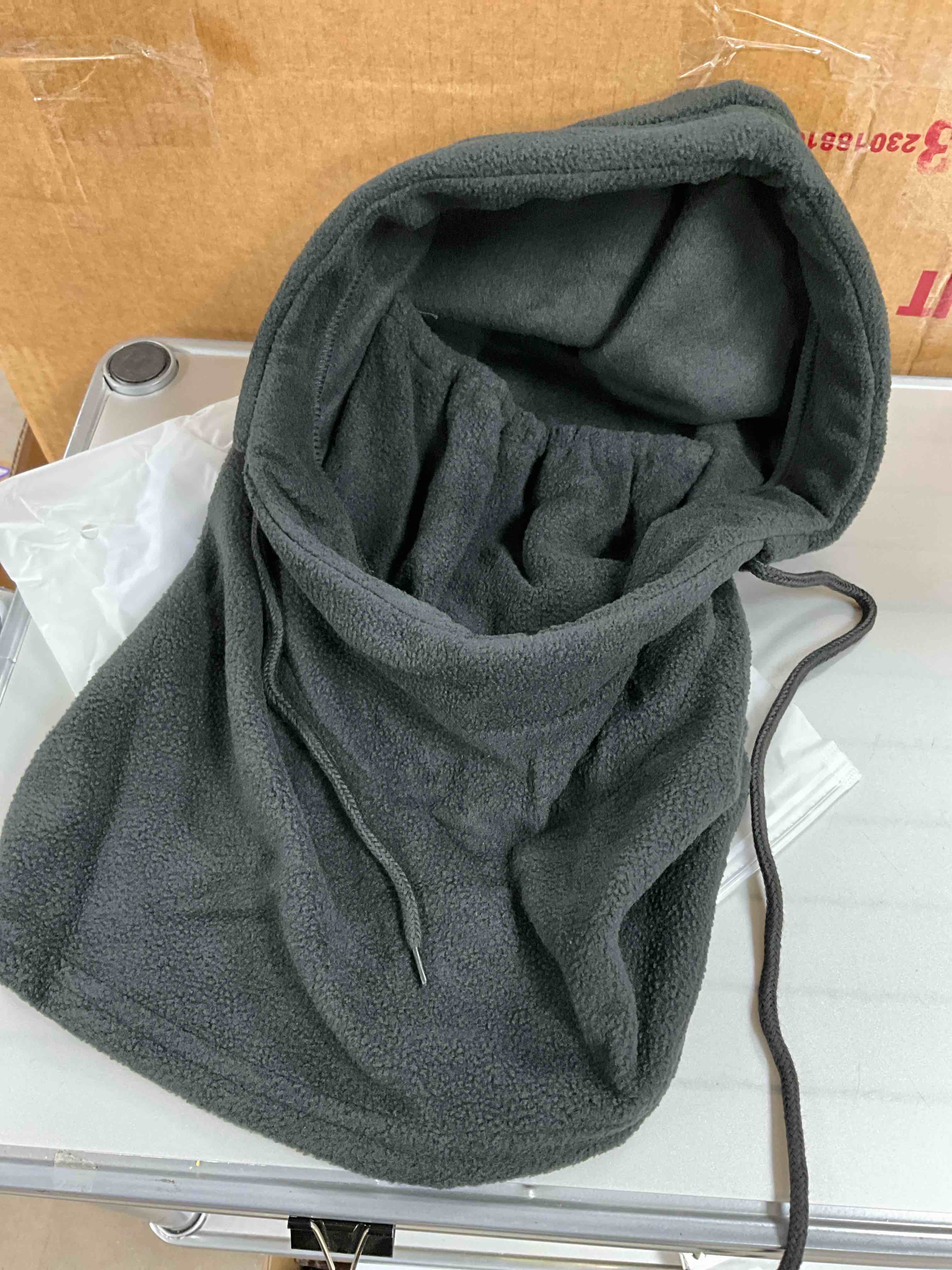 Full Face Fleece Mask –  2 pcs — Balaclava Ski Mask – Extreme Cold Weather Face Mask – Heavyweight Fleece Hood Snow Gear for Men & Women