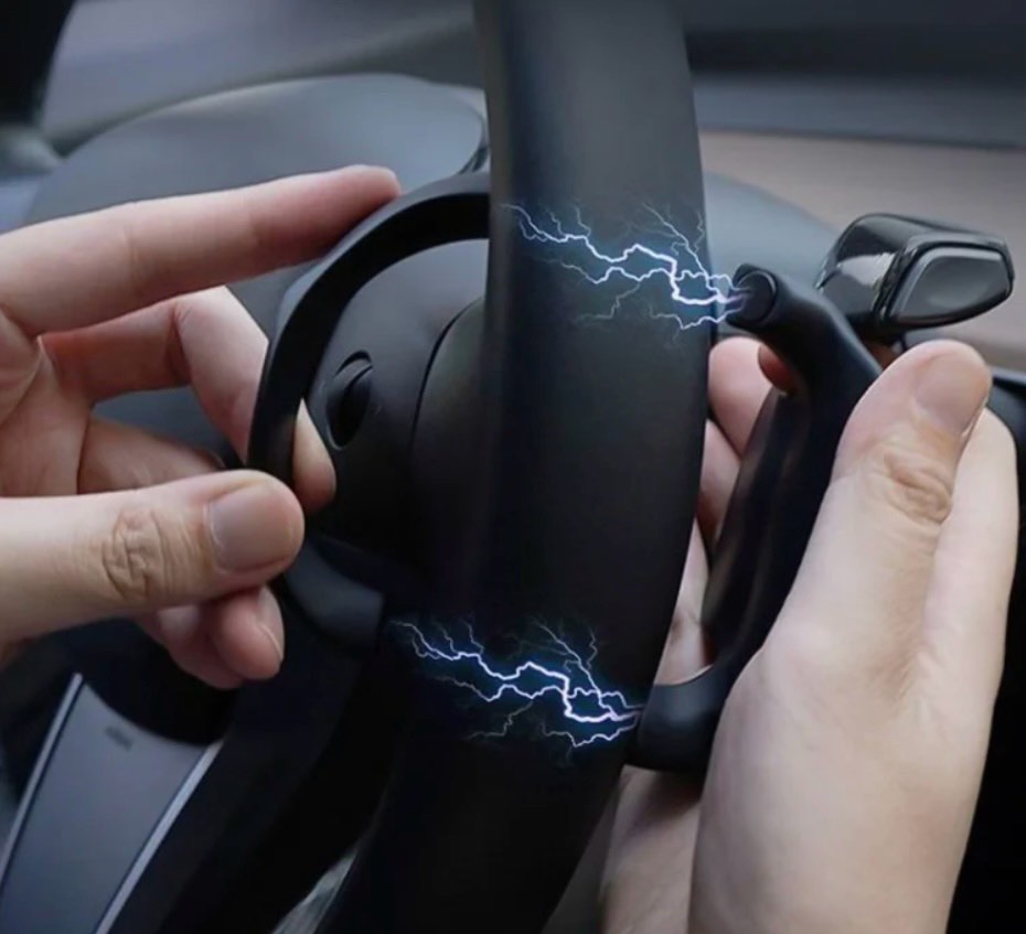 Magnetic Autopilot Nag Reduction Device For Tesla Model 3/Y - AP PAPA Magnetic Autopilot Buddy, Steering Wheel Counter Weight