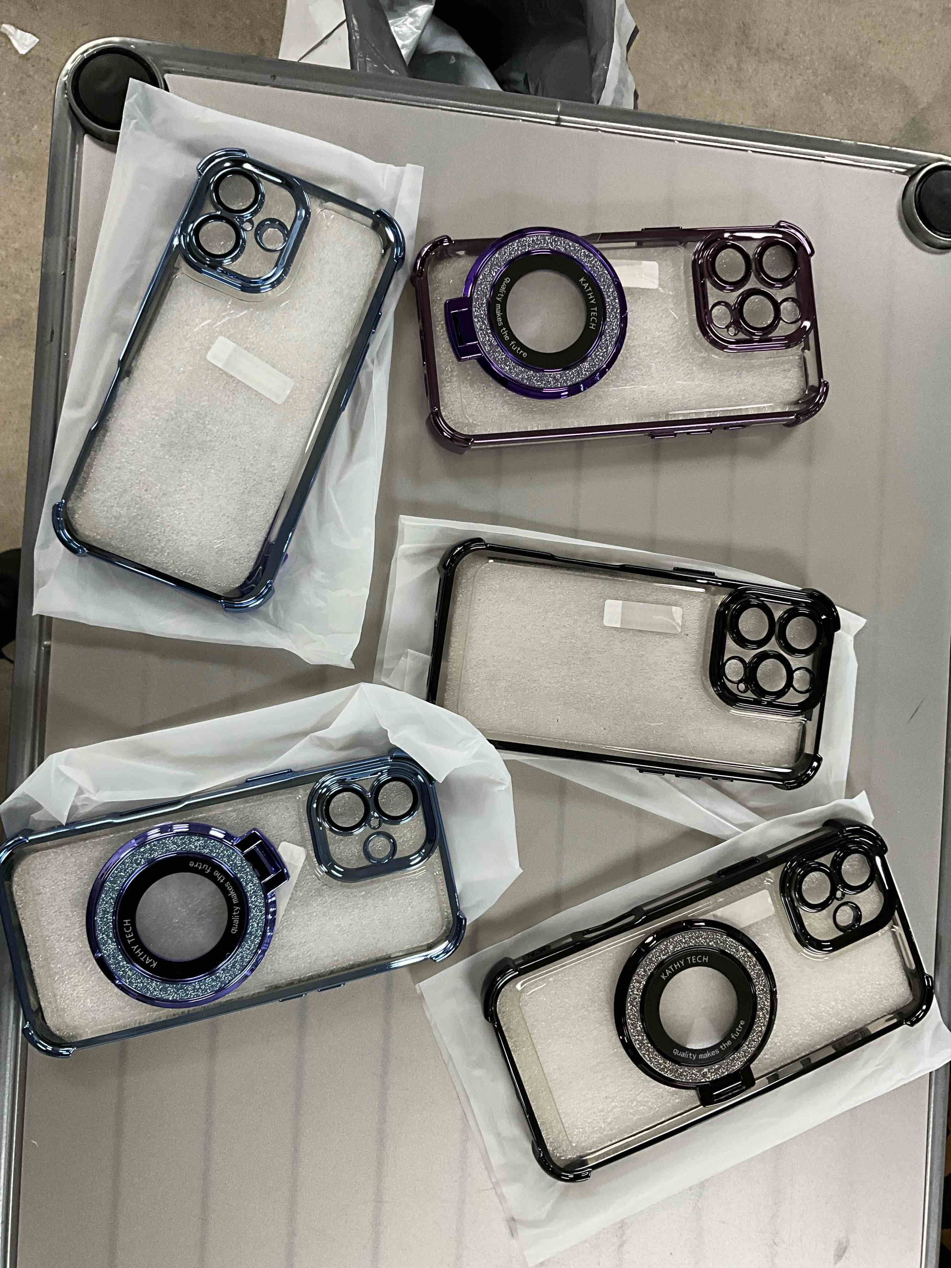 Assorted iPhone Cases (5 pcs, Assorted colors)