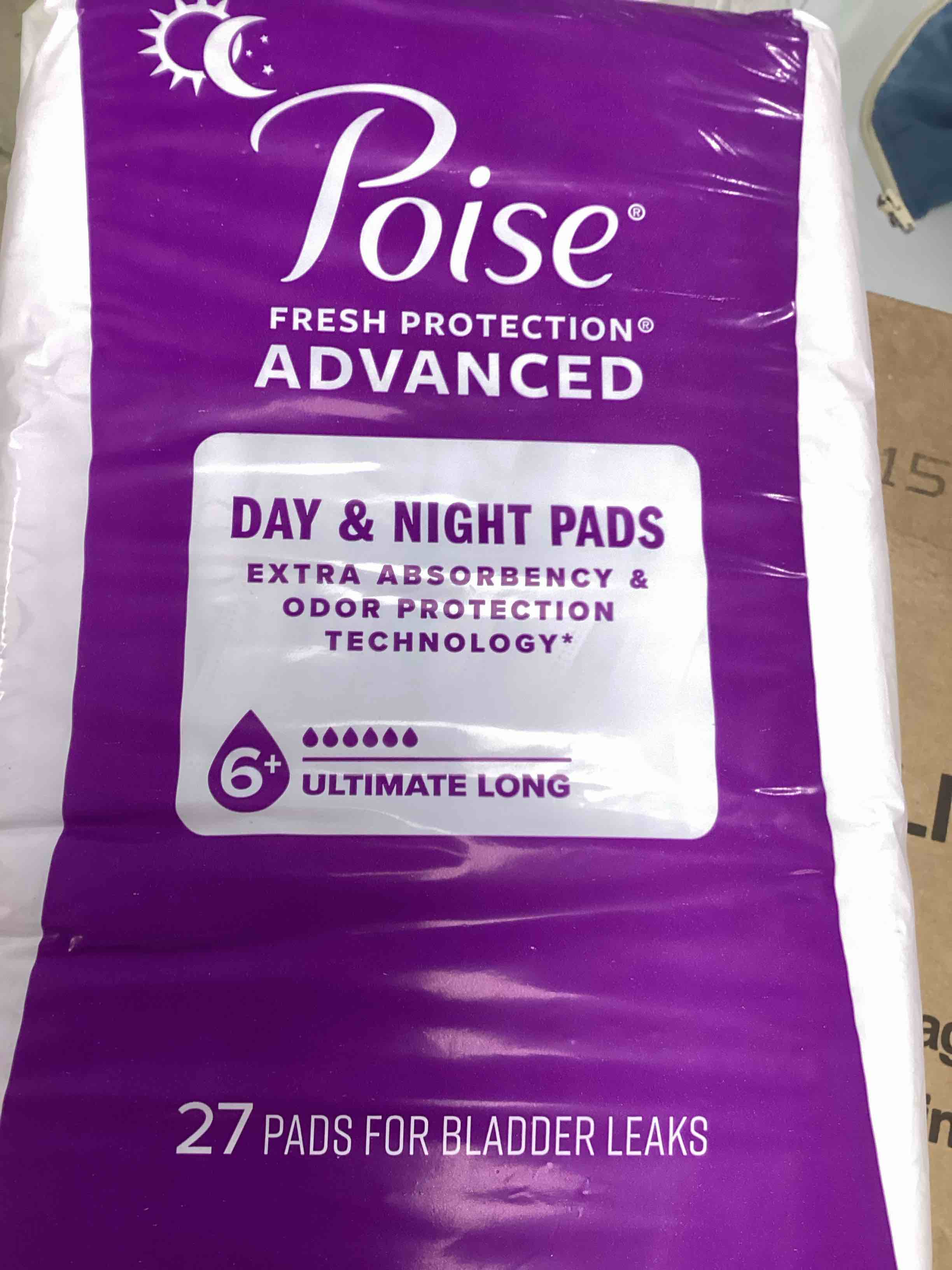 Poise Fresh Protection Advanced  4 pack of 27 