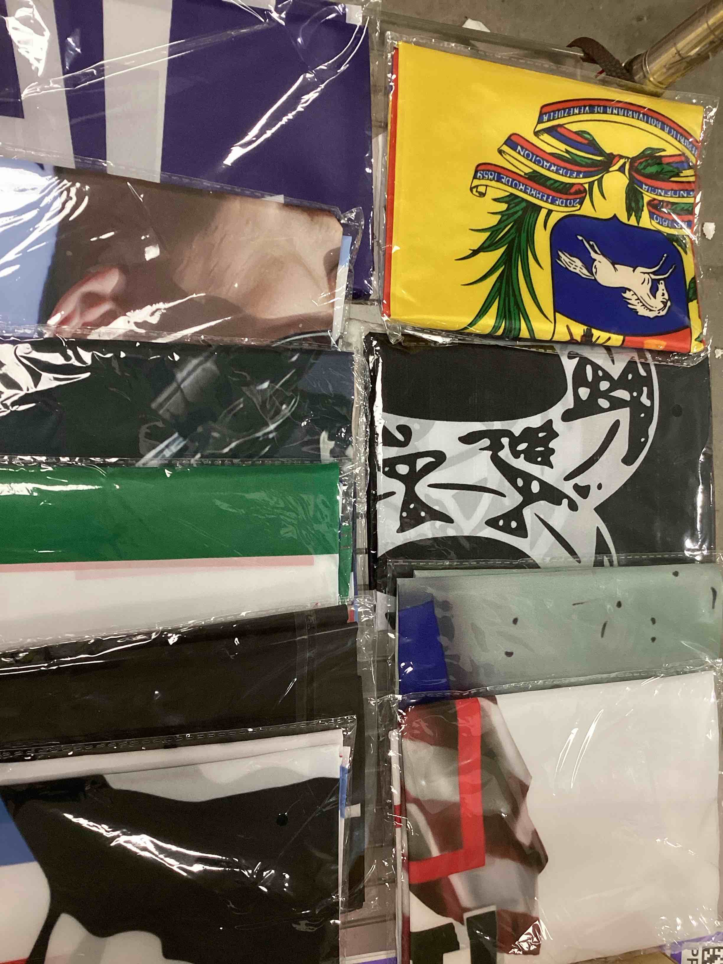 Flags different styles. 10 pcs