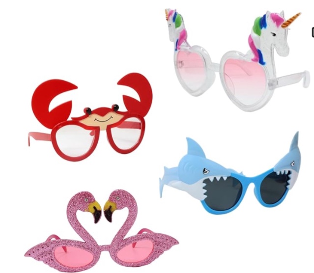 12 PCS Funny Party Sunglasses Cute  Glasses Luau Party Sunglasses Novelty Party Sunglasses Fun Beach Themed Party Supplies