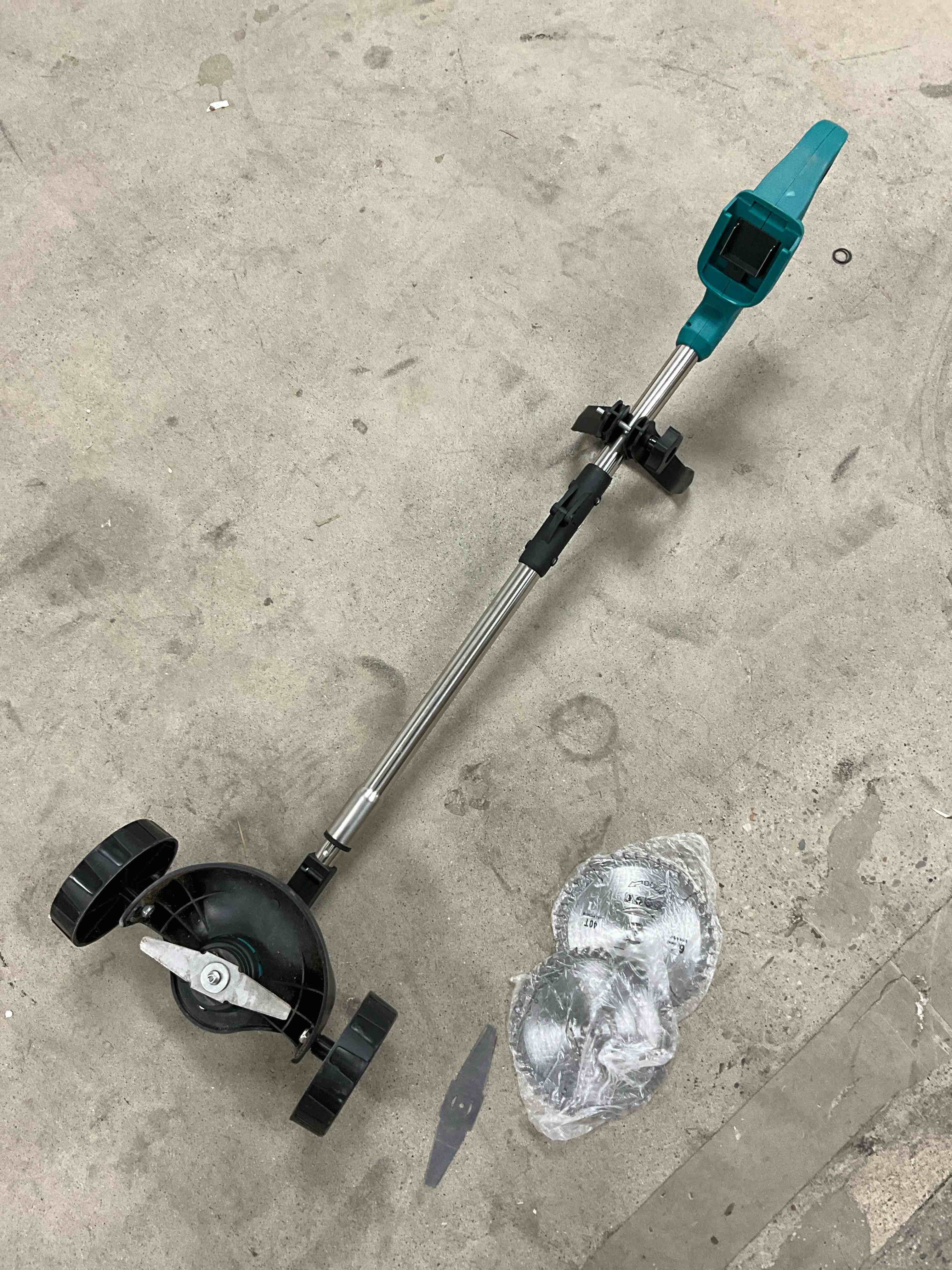 Cordless Lawn Mower Handheld. Electric Grass Trimmer Adjustable Garden Tools 