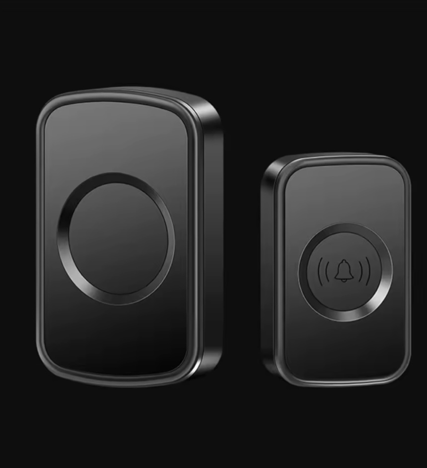 CACAZI Home DC Battery-Operated Wireless Waterproof Doorbell Intelligent 300 Meter Remote Control 60 Ringtones Outdoor Call Bell