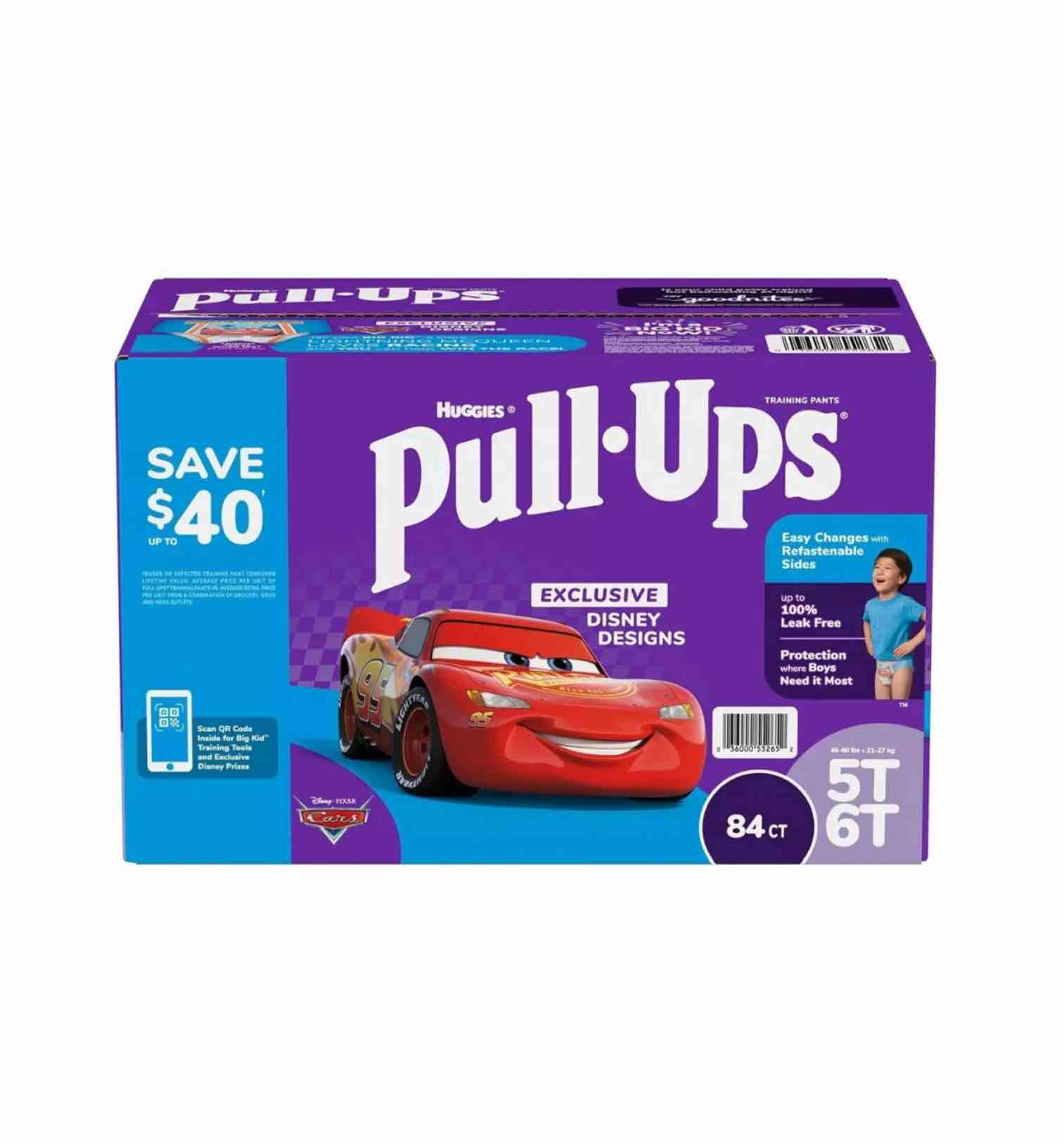 Huggies Pull-Ups Training Pants for Boys 5T-6T 50+ Pounds (84 Count)