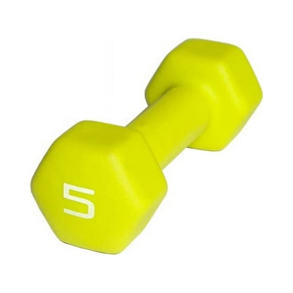 5LB Dumbbells Neon Green 2Pk