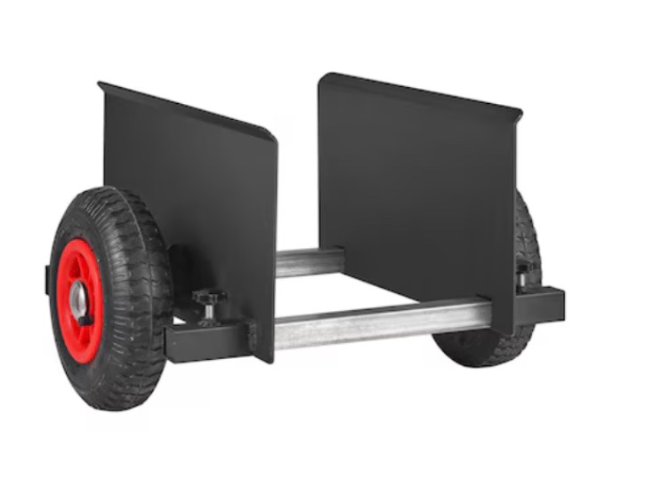 VEVOR Panel Dolly 600LBS Capacity Slab Dolly Heavy-duty Drywall Mover with 8 in Pneumatic Wheels Adjustable Clamp Panel Cart for Drywall Sheet Material Handling All Terrain Moving Cart