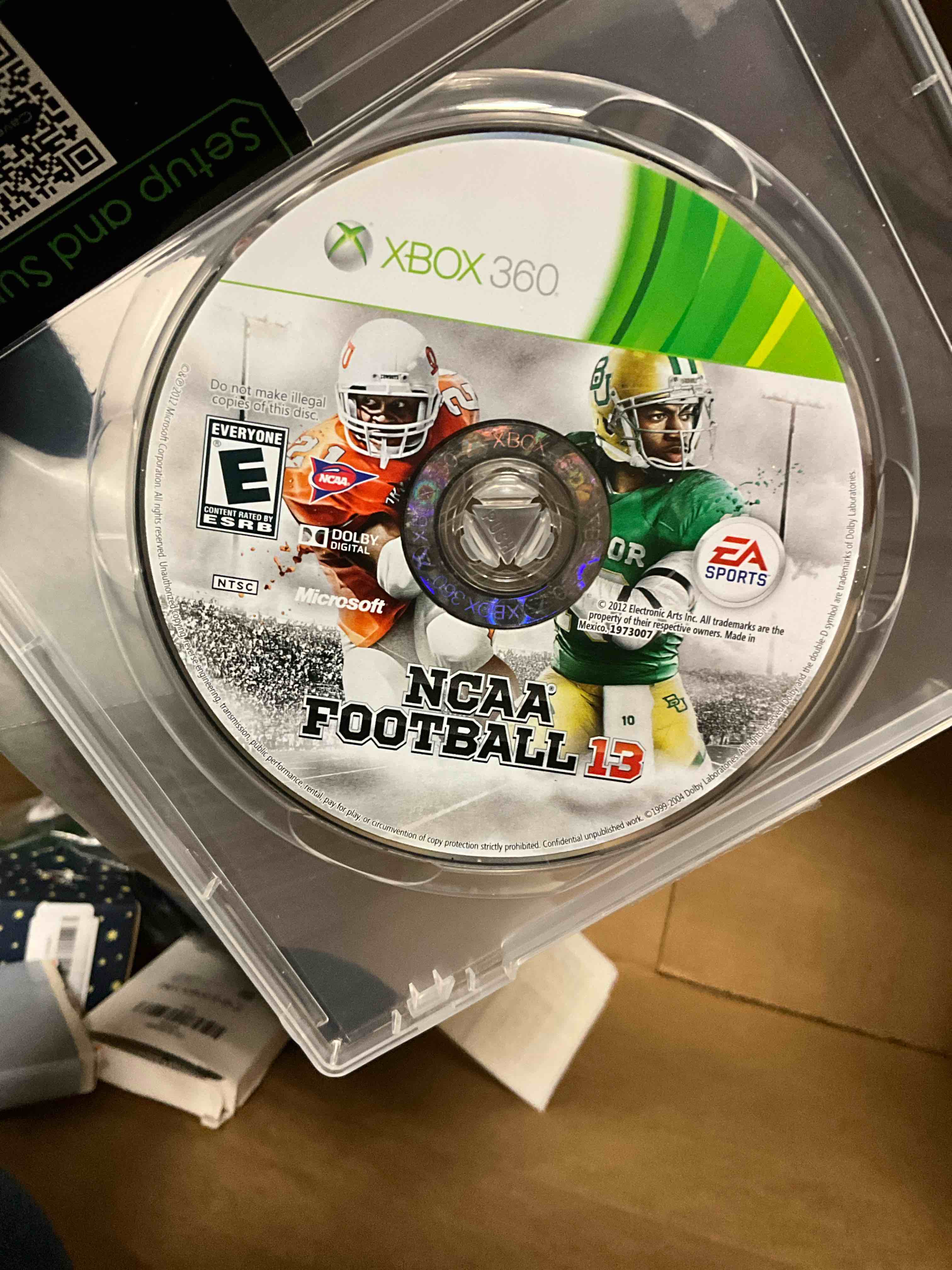 NCAA football 13 -Xbox 360