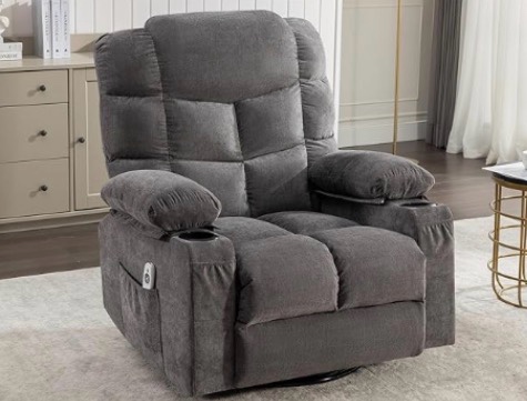 Recliner Chair With Heat And Massag