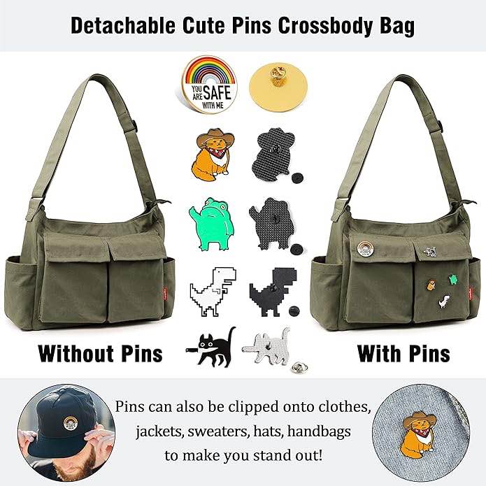 Captain blue messenger bag green CCH98-X004H7HCKJ you are safe with me