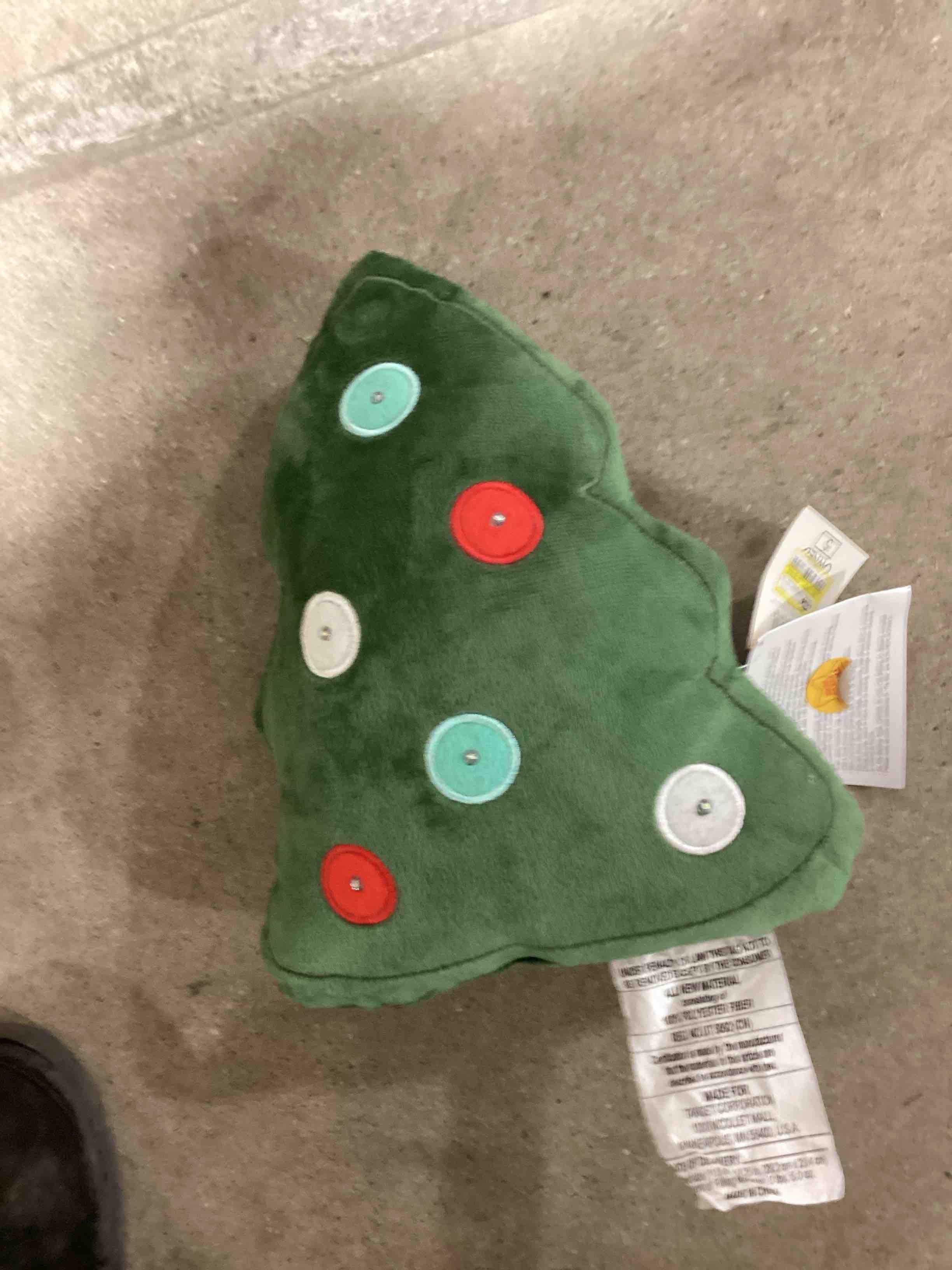 Christmas tree pillow