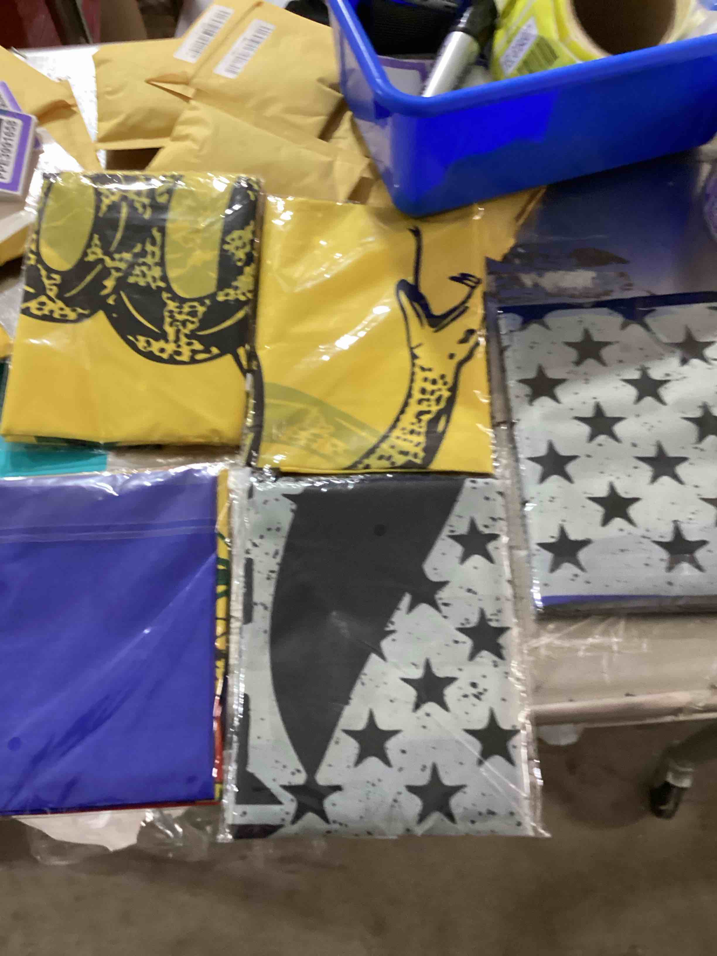 Assorted flags five and a set