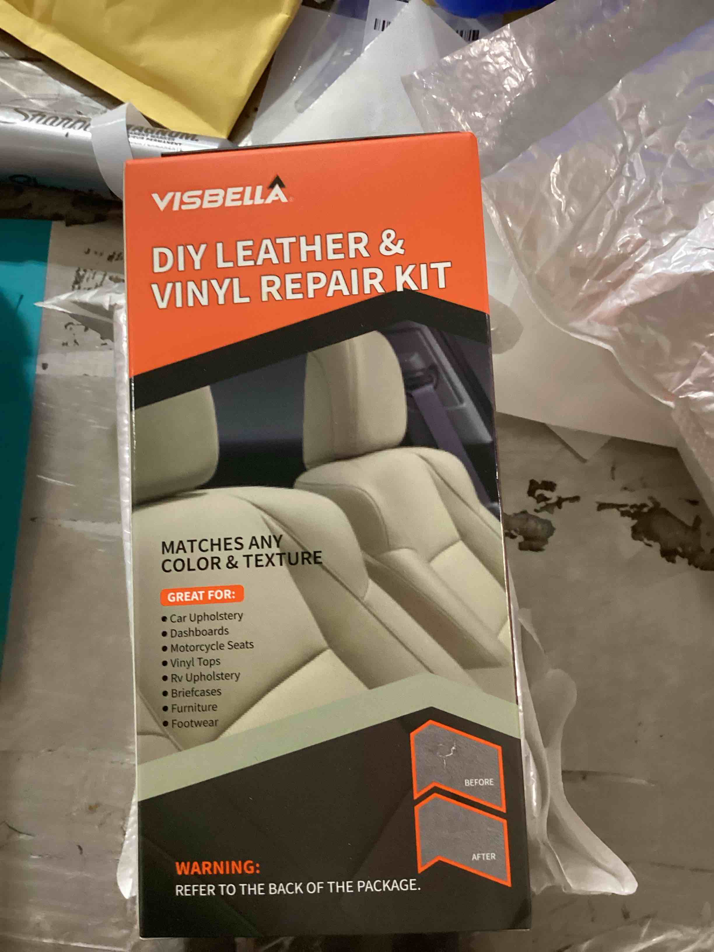 VISVELLA DIY, leather and vinyl repair kit
