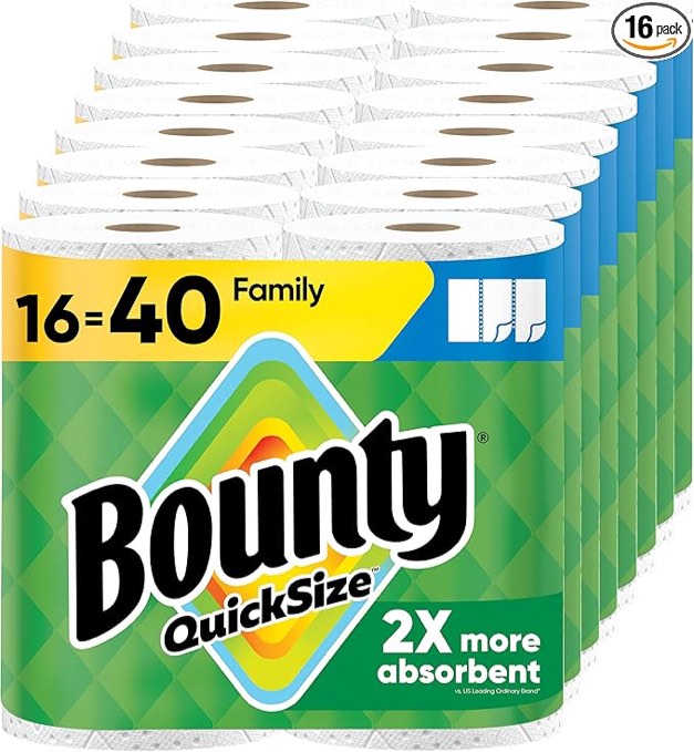 bounty the quicker picker upper 16 family rolls
