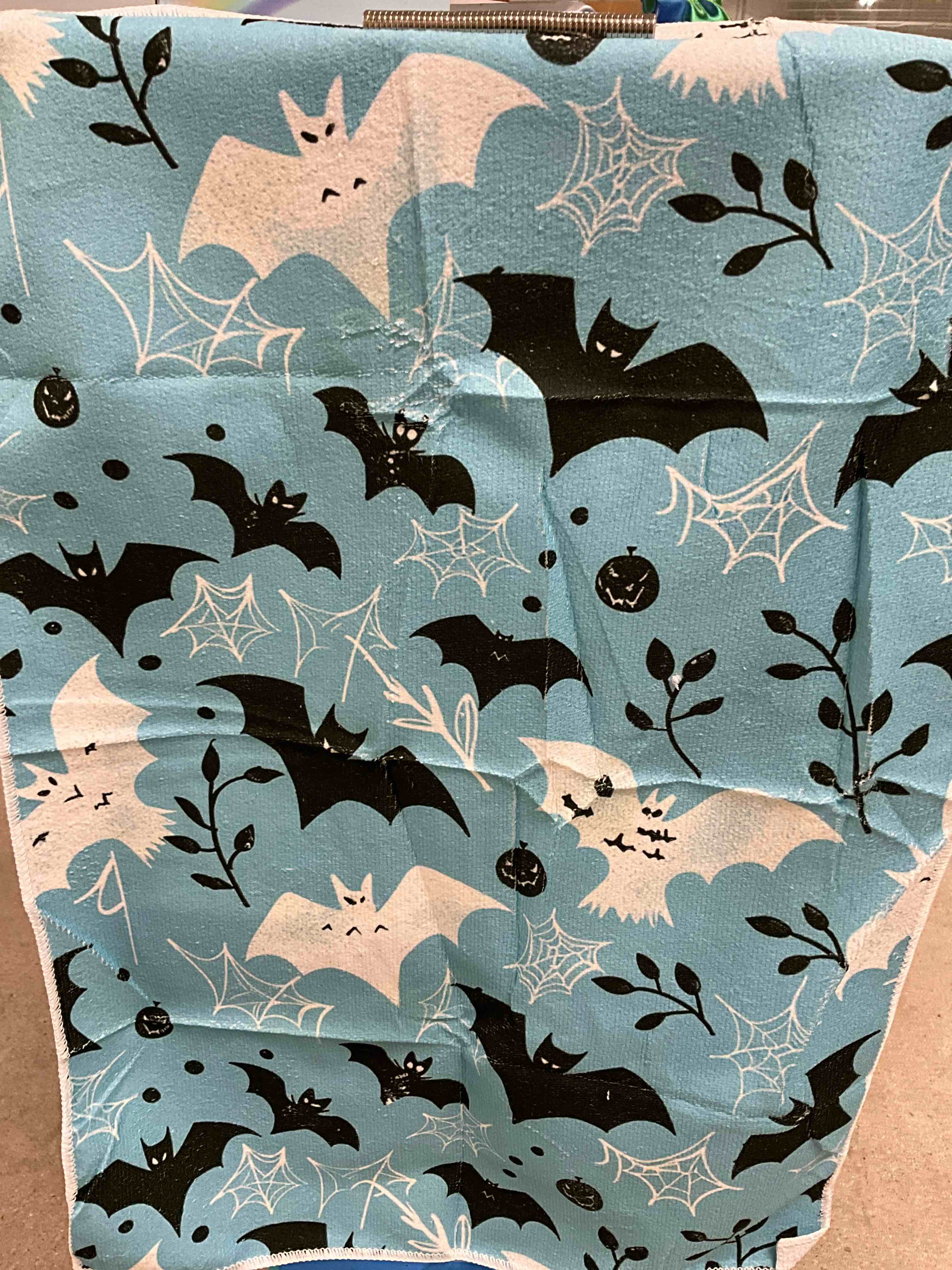 Halloween Goth Bats Bath Towels Lightweight Hand Towels Soft Face Towel 2 pcs
