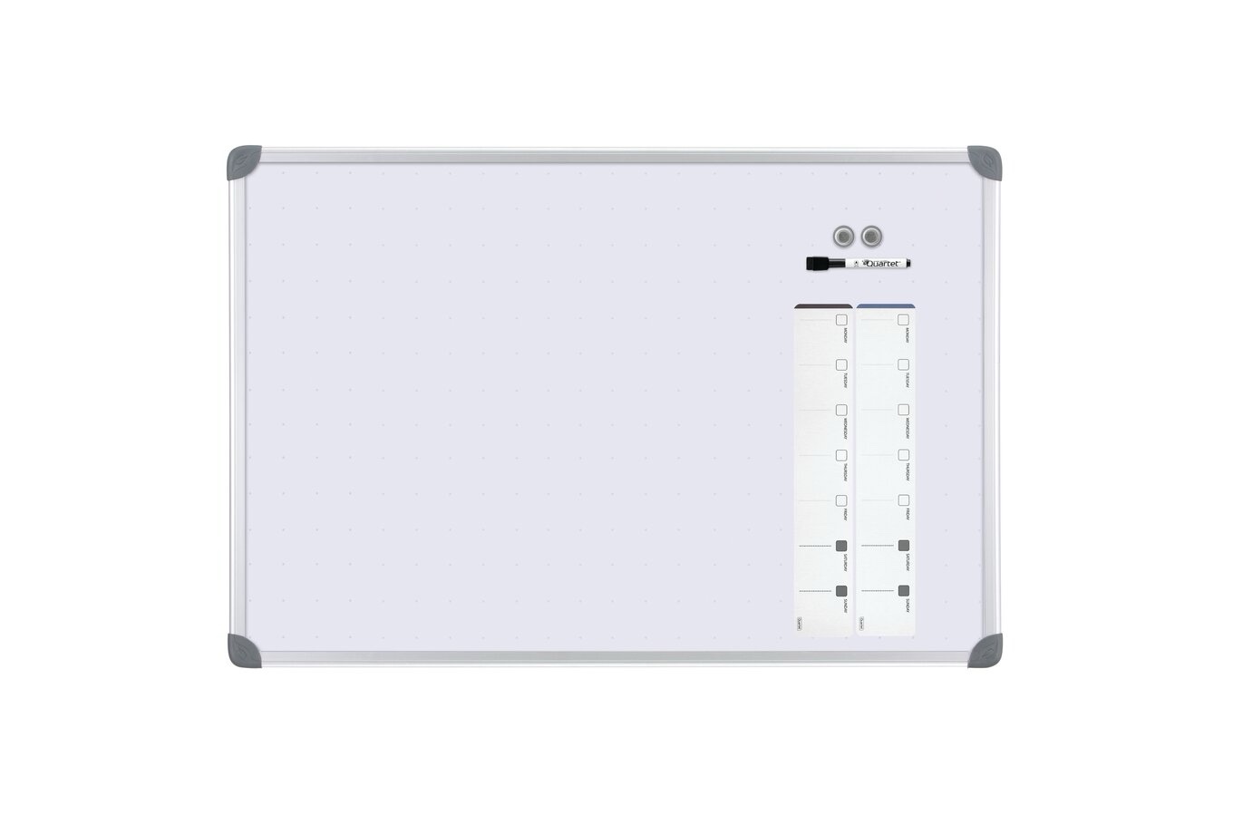 Quartet Magnetic Dry-Erase Board, 36" x 24", Euro Style Aluminum Frame