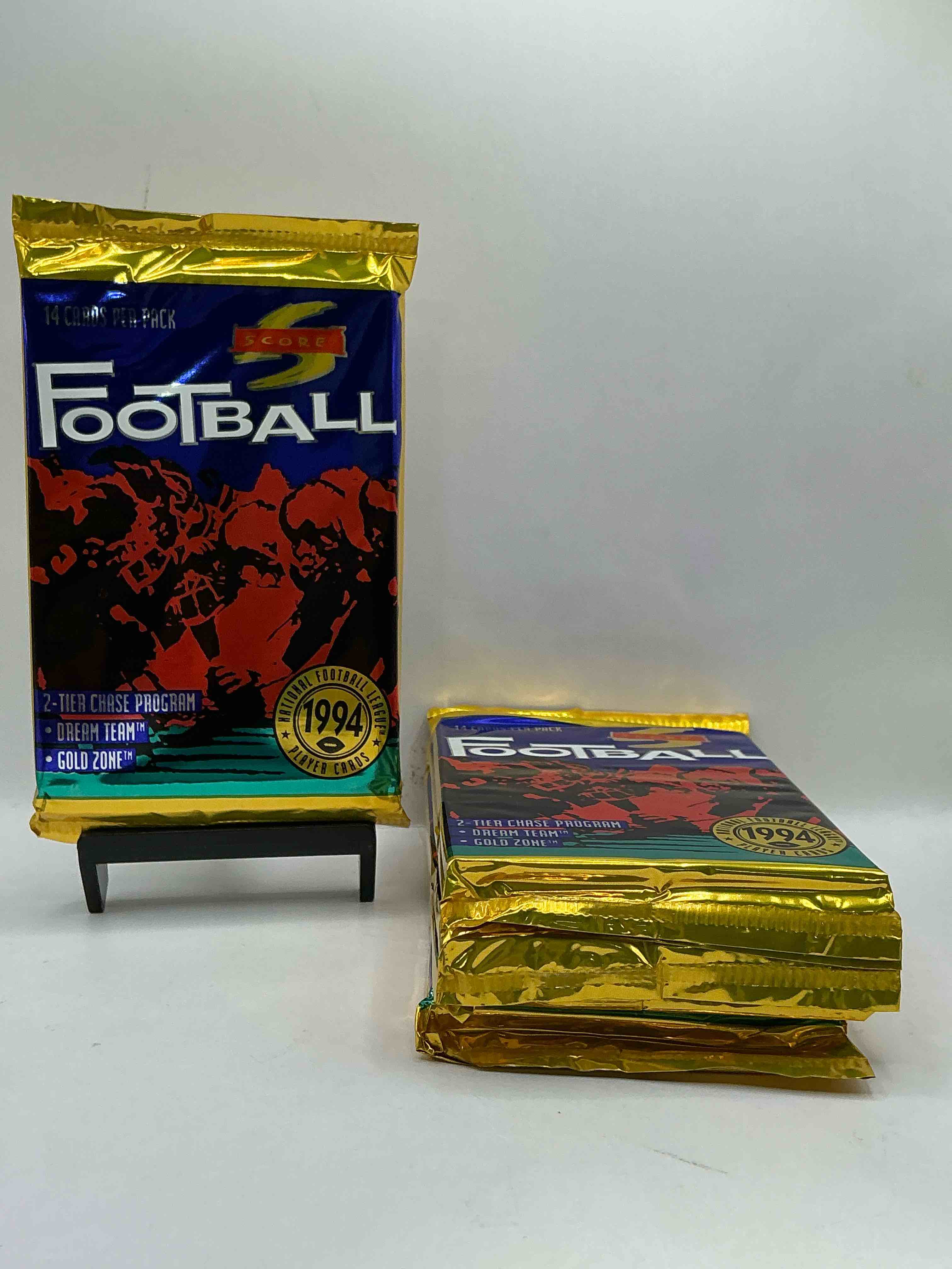 1994 score football! look for dream team cards & gold zone! along with legends & more! sanders, favre, montana & more!