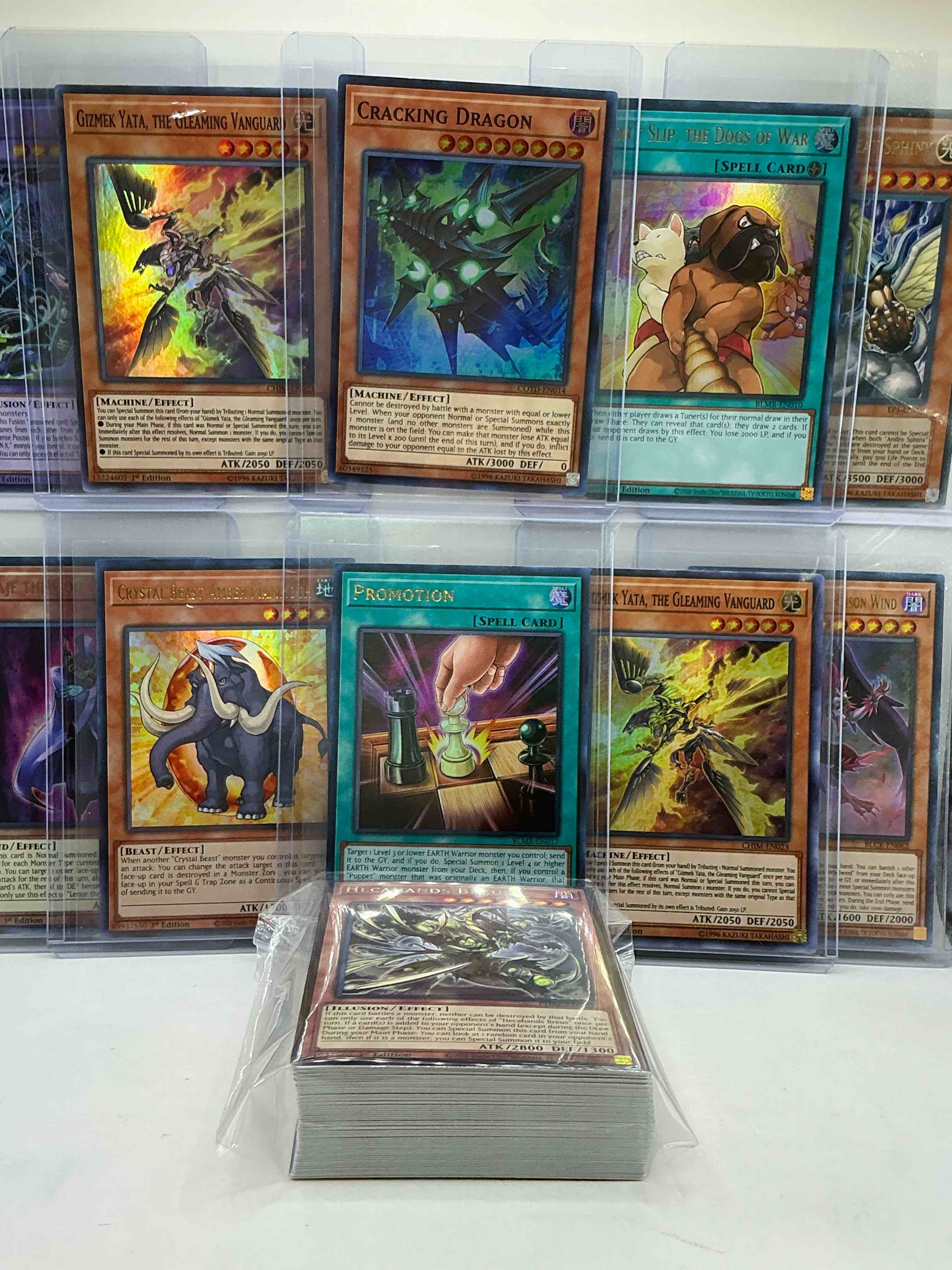 Condition photo showing New/Like New for yu-gi-oh 50 card lot! join the craze of yu-gi-oh with these awesome cards! this 50 card lot includes the big three yu-gi-oh category cards, monsters, spells & traps! this 50 card lot includes some of all three! wow! perfect time to start collecting!