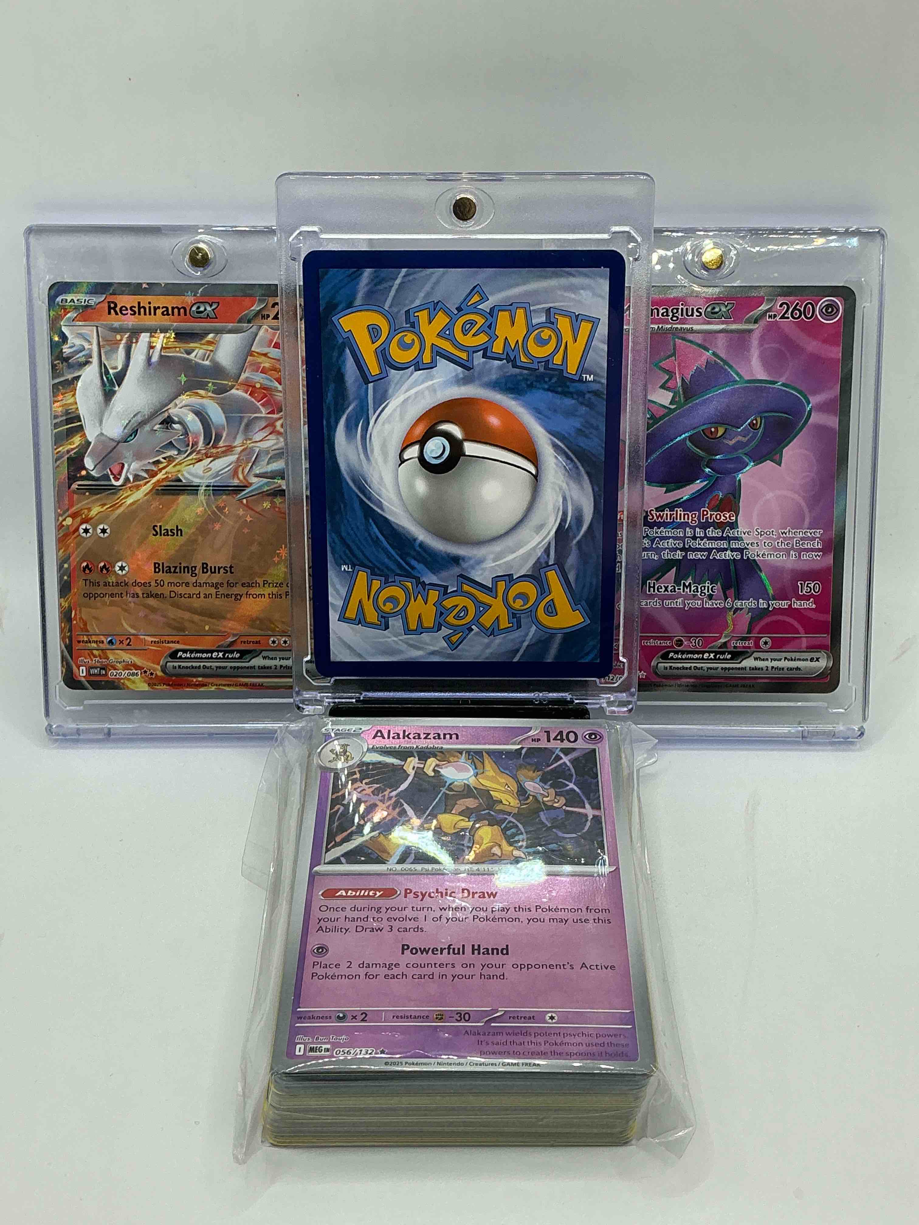 Condition photo showing New/Like New for pokémon party! aegislash ex! mismagius ex! reshiram ex! along with 50 other pokémon heroes, holos, legends & commons- including 1 stage two rare holographic, 2 stage one rare holographic, 3 basic rare holographic, 4 common/ uncommon holographics (all stages), 2 stage two non holographic & 2 rares! also includes 36 non holo common/ uncommon basic & first stage cards trainers & energy too! perfect set for collectors & enthusiasts!