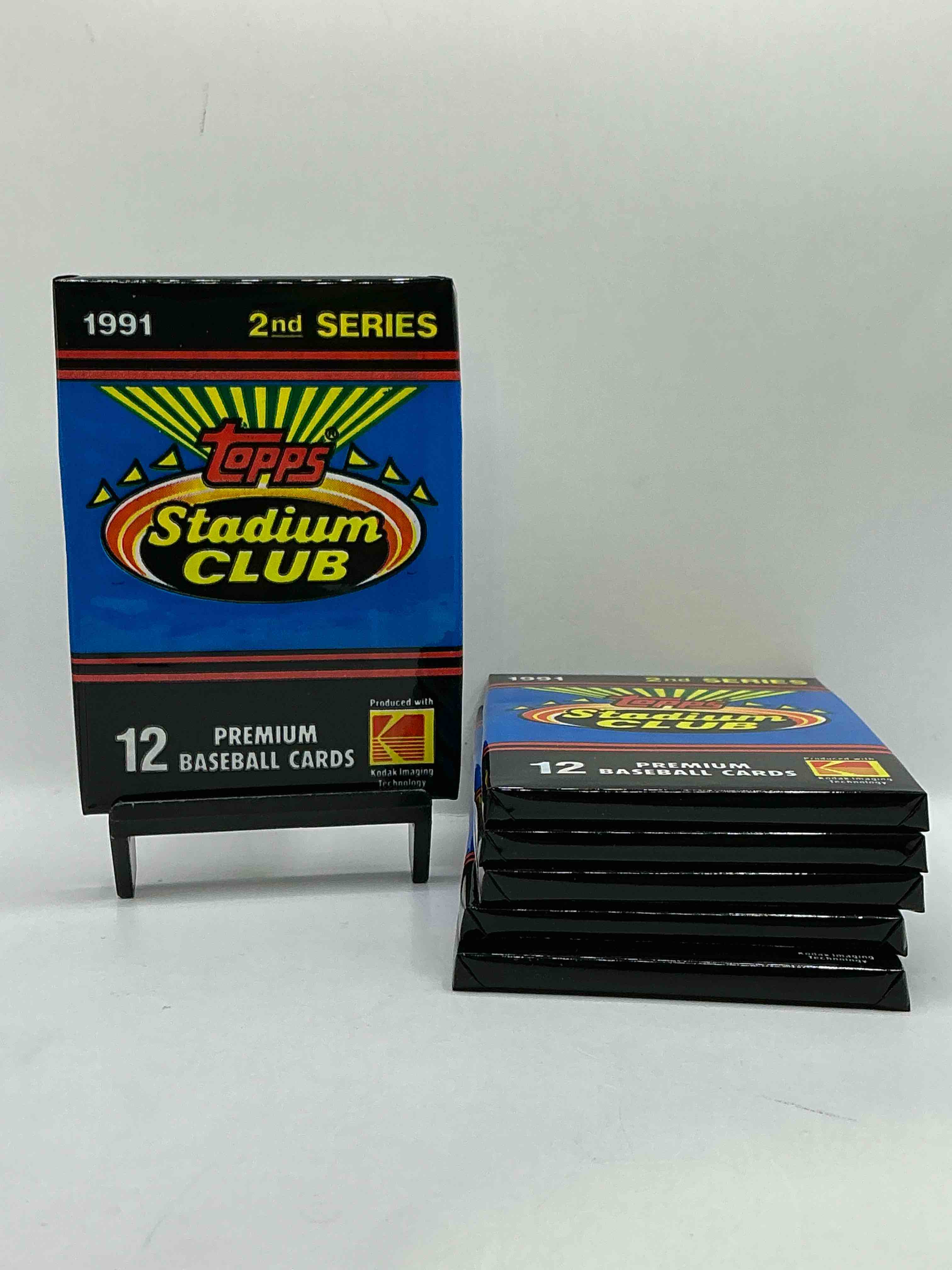 Ken Griffey Jr!? Frank Thomas!? Baseball Insanity! 1991 Topps Stadium Club Baseball Series II Unopened Packs, Direct From Box! 12 Premium Baseball Cards In Each Pack! Search For Griffey Jr, Nolan Ryan, Frank Thomas & So Much More!Search For 1980's Stars & Hall Of Famers!